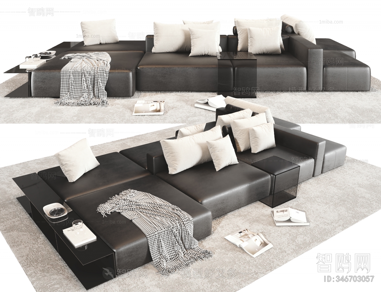 Modern Multi Person Sofa