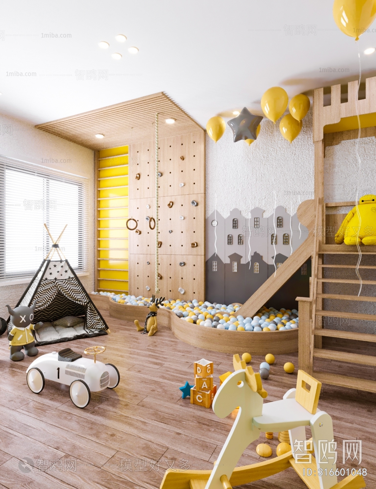 Modern Children's Playroom