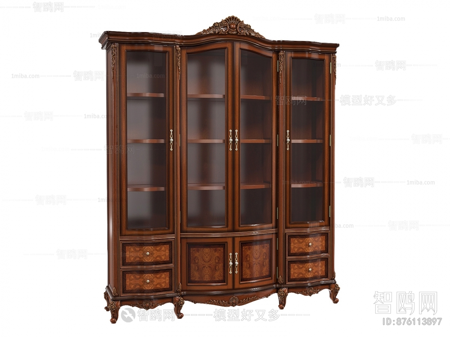 European Style Classical Style Bookcase