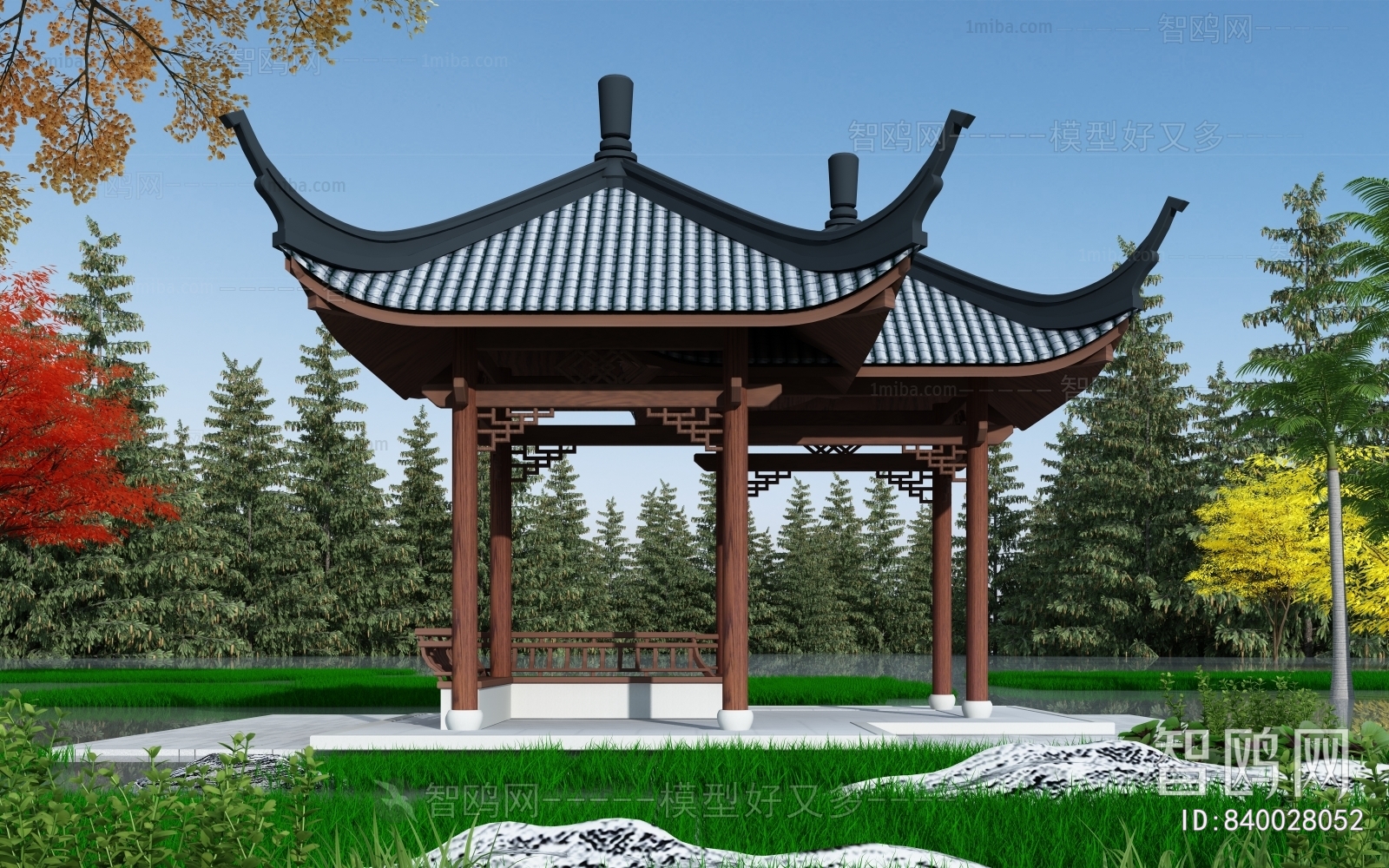 Chinese Style Building Component