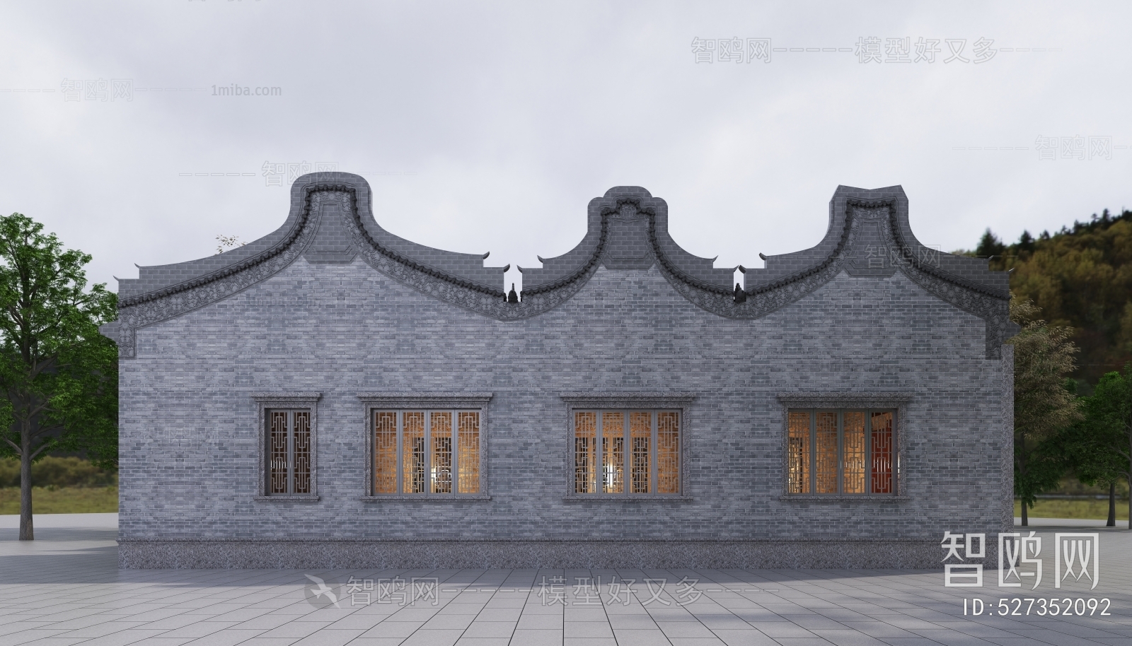 Chinese Style New Chinese Style Ancient Architectural Buildings