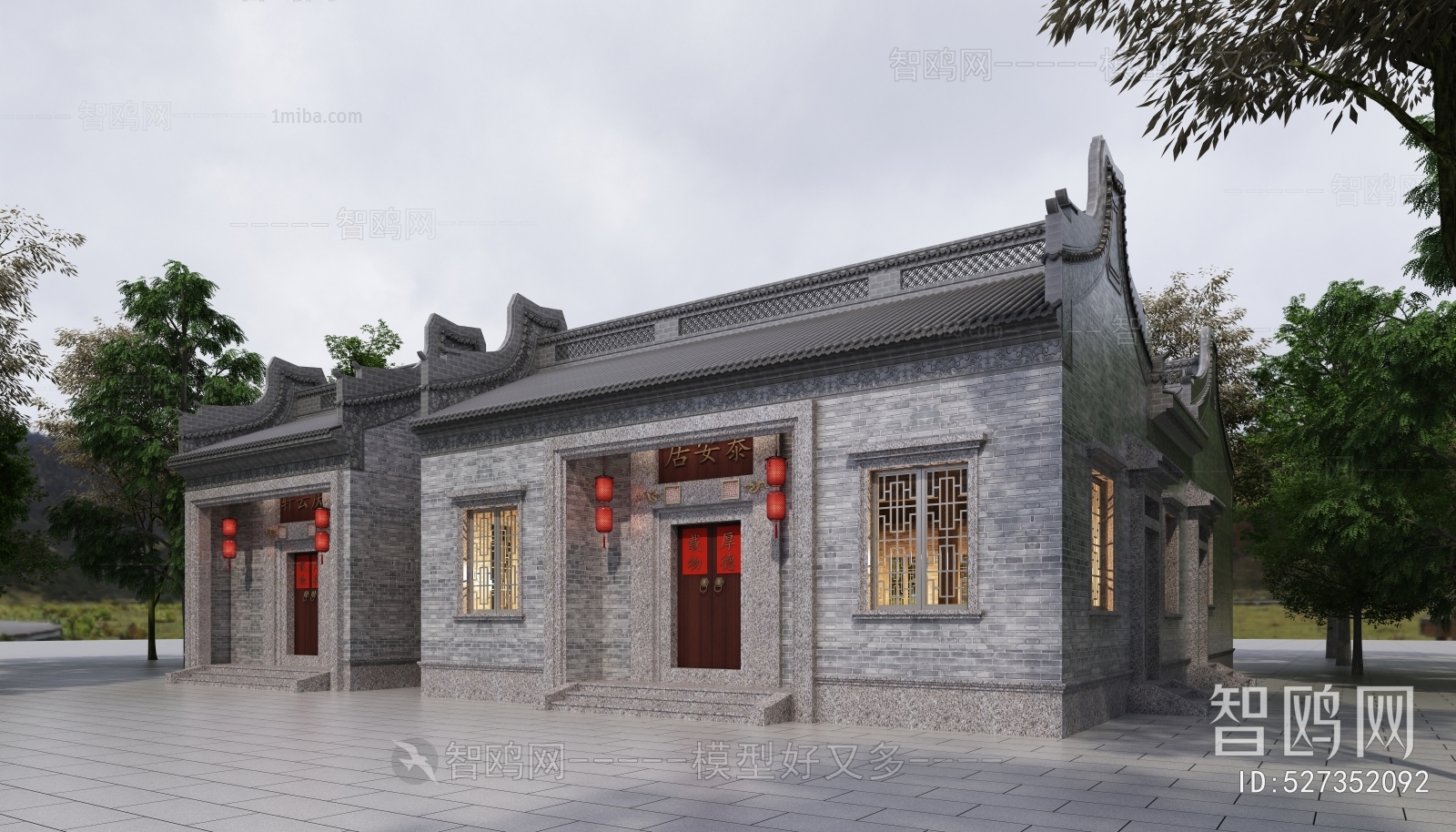 Chinese Style New Chinese Style Ancient Architectural Buildings