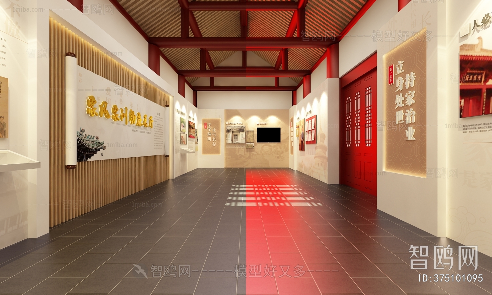 New Chinese Style Exhibition Hall