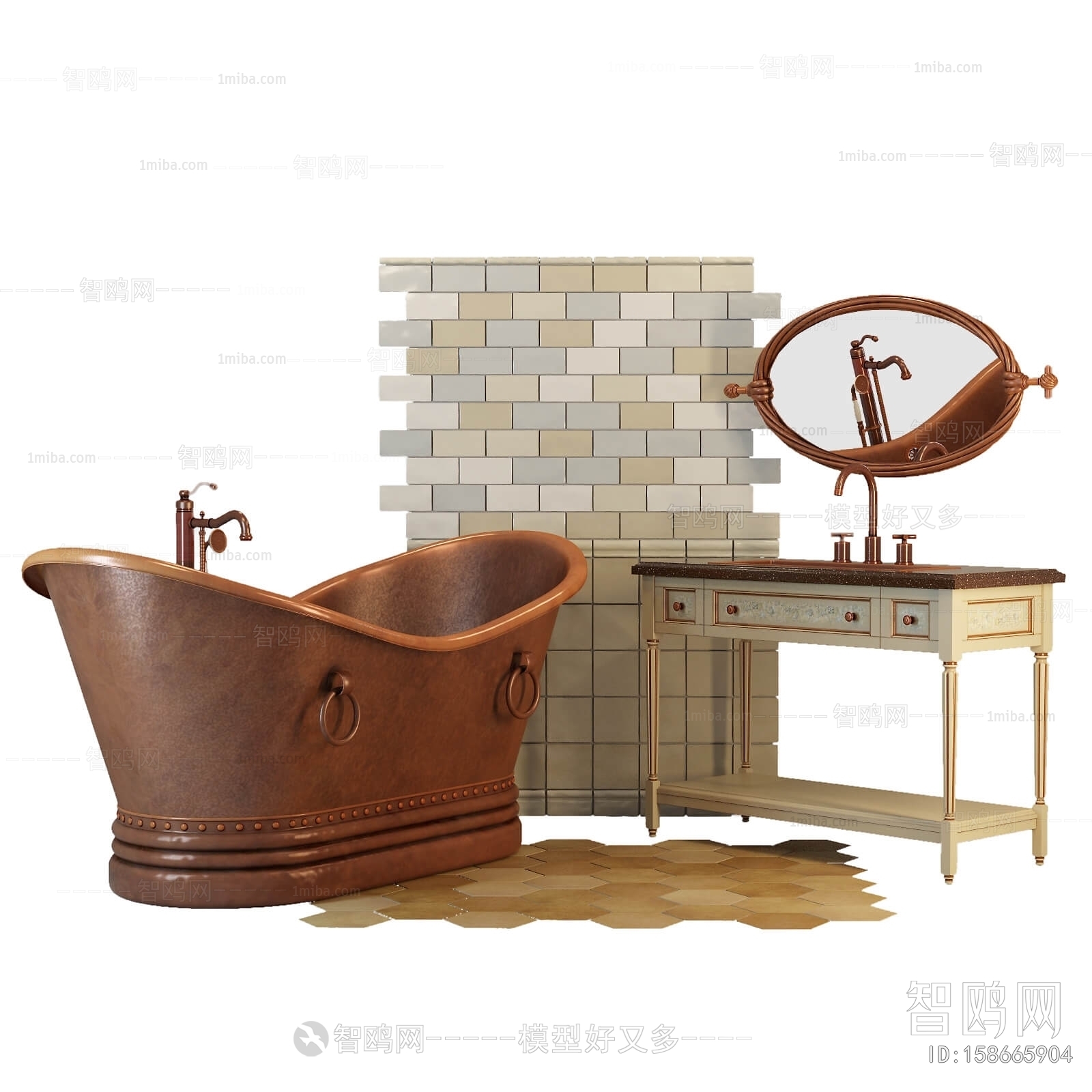 美式浴缸