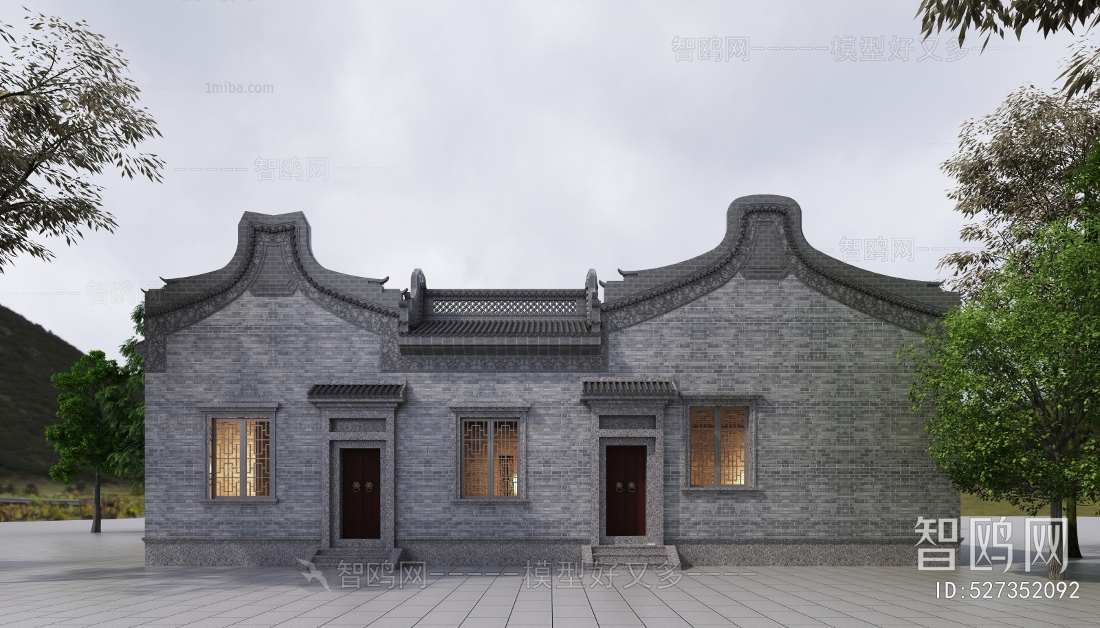 Chinese Style New Chinese Style Ancient Architectural Buildings