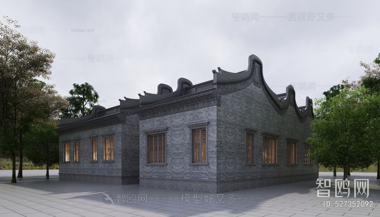 Chinese Style New Chinese Style Ancient Architectural Buildings