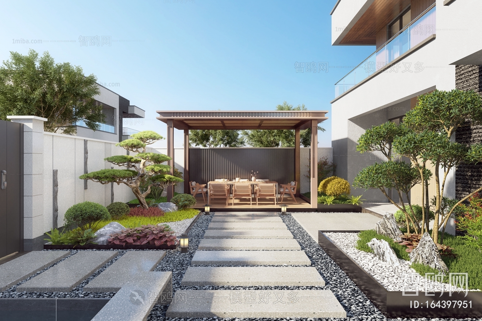 Modern Courtyard/landscape