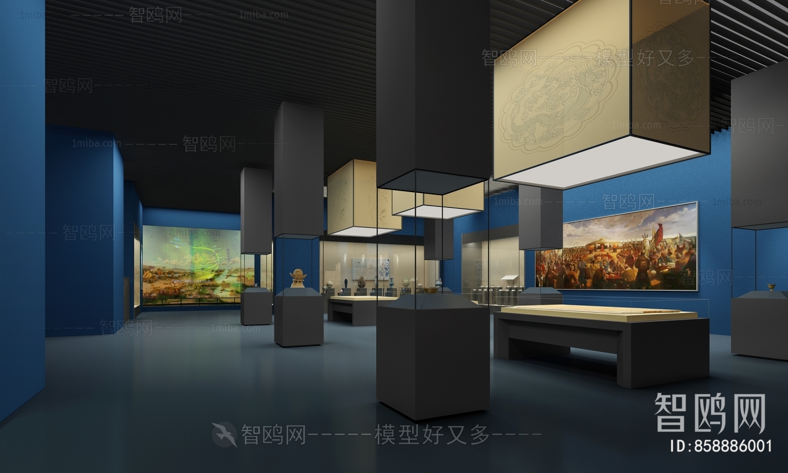 New Chinese Style Exhibition Hall