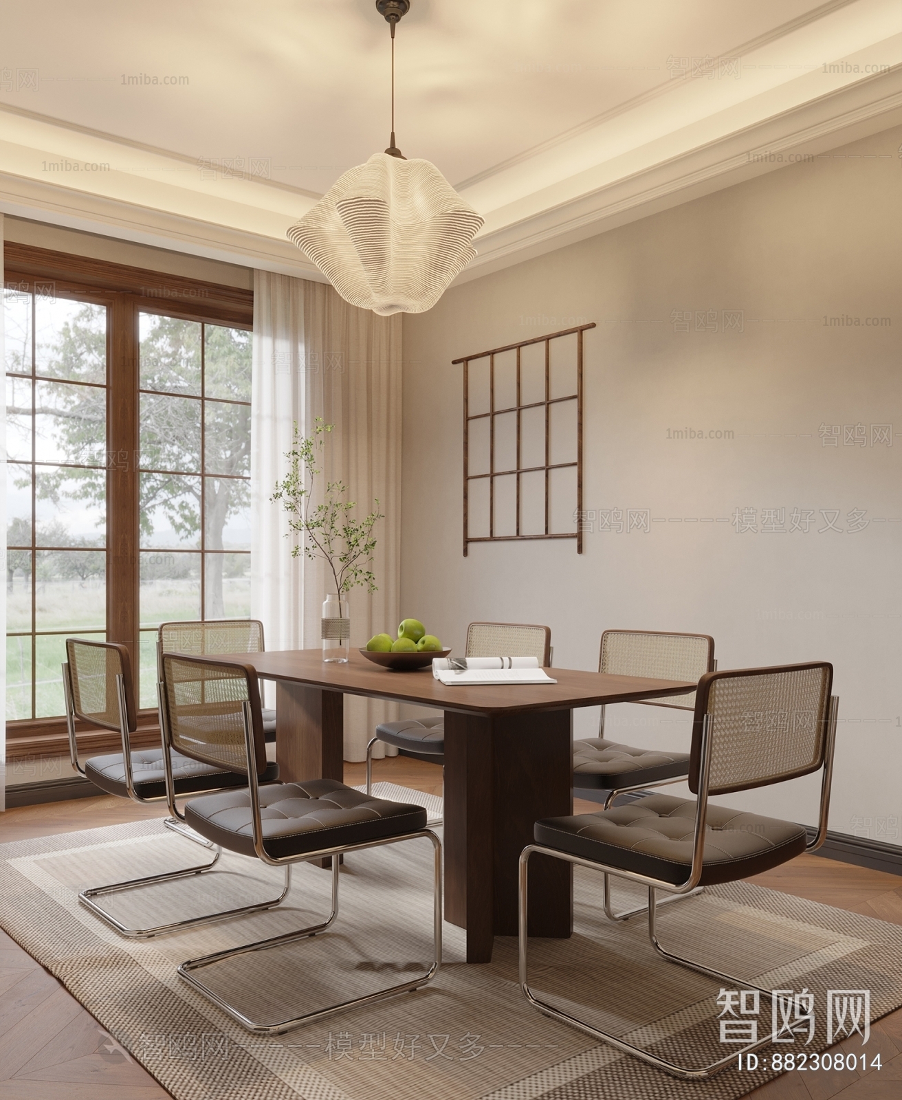 Wabi-sabi Style Dining Room