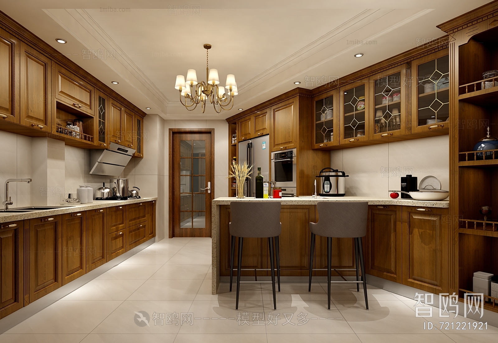 American Style Open Kitchen