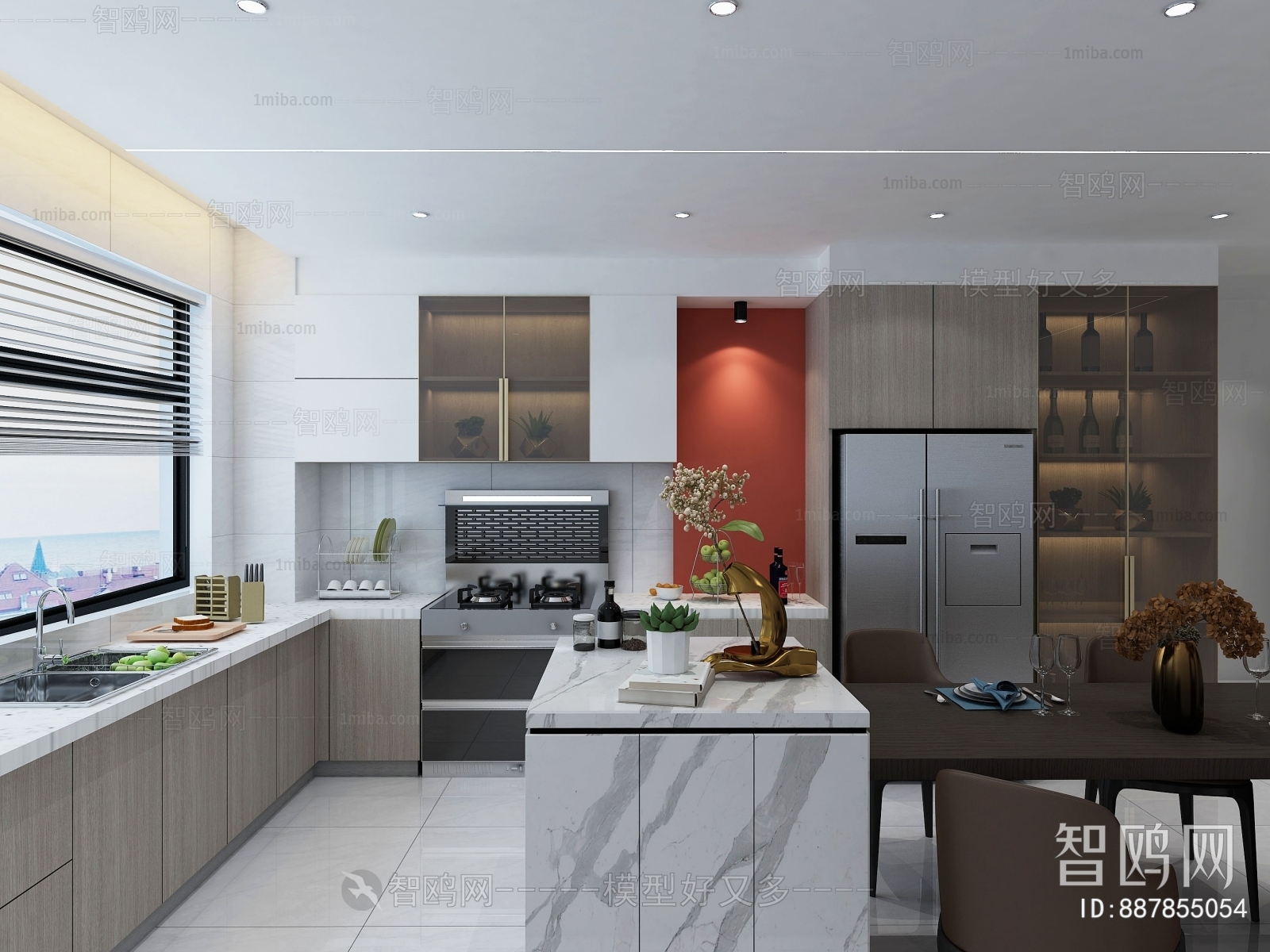 Modern The Kitchen