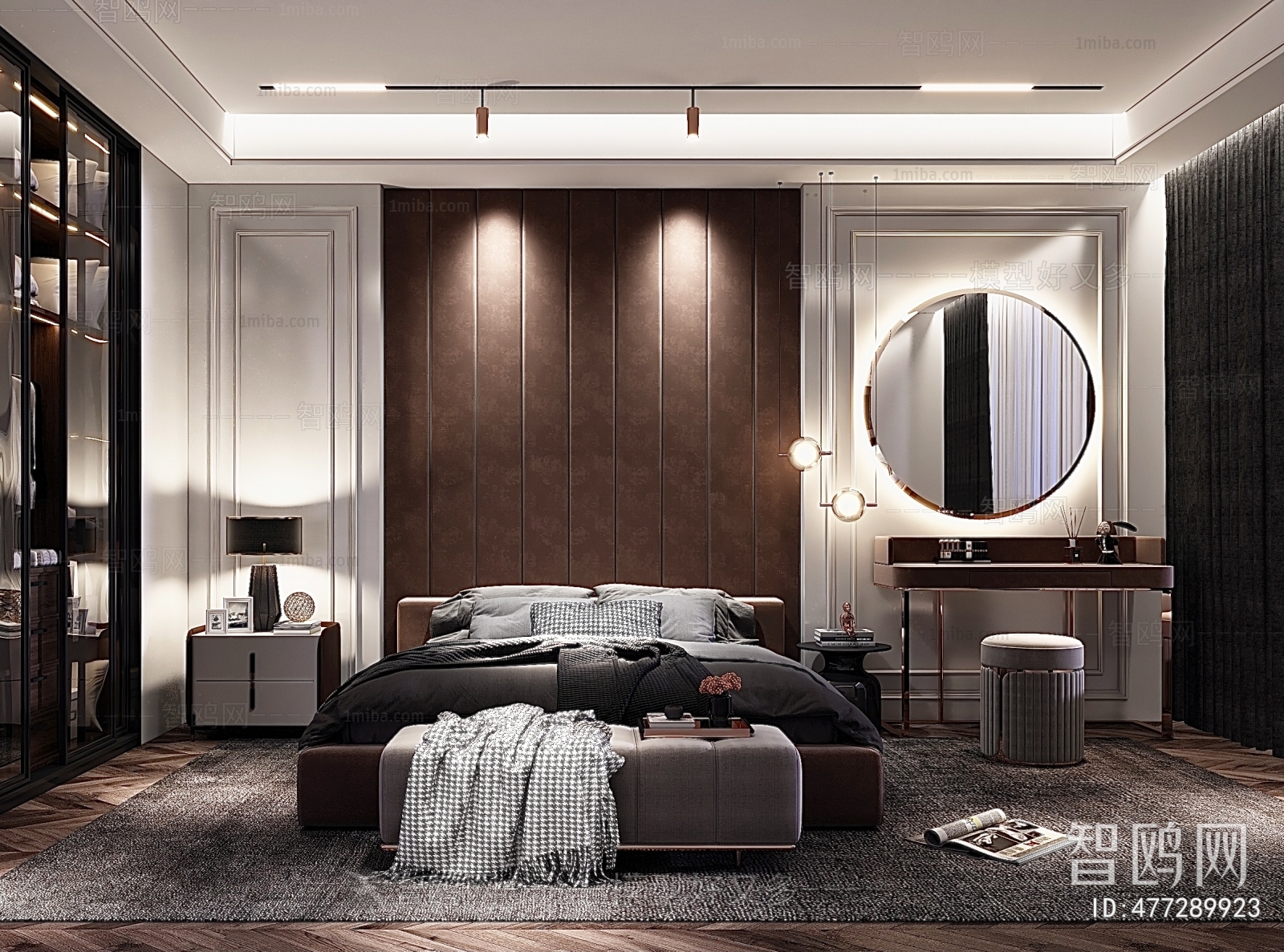 New Chinese Style Bedroom