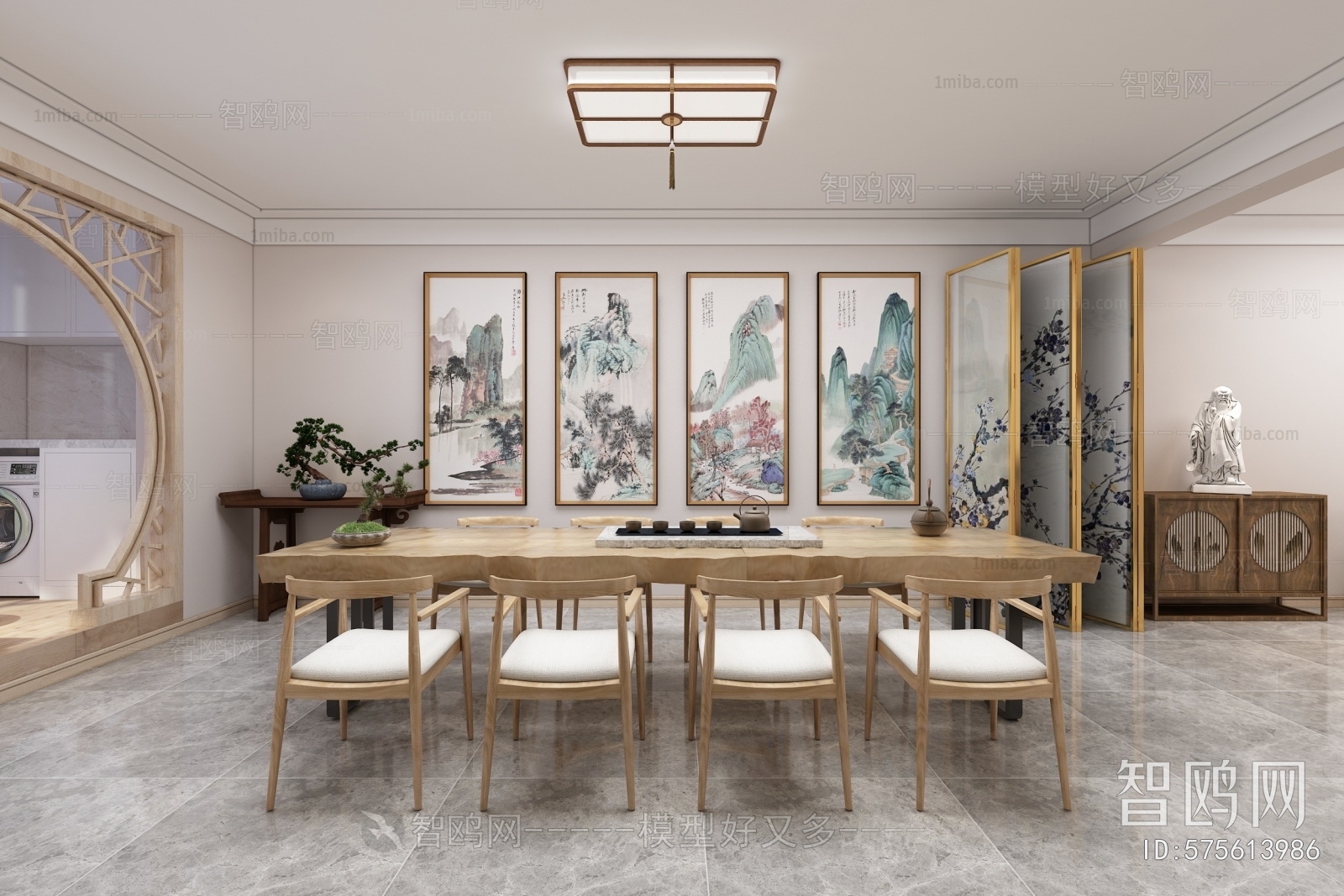 Chinese Style Dining Room