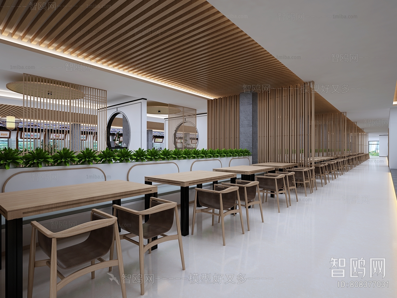 New Chinese Style Office Canteen