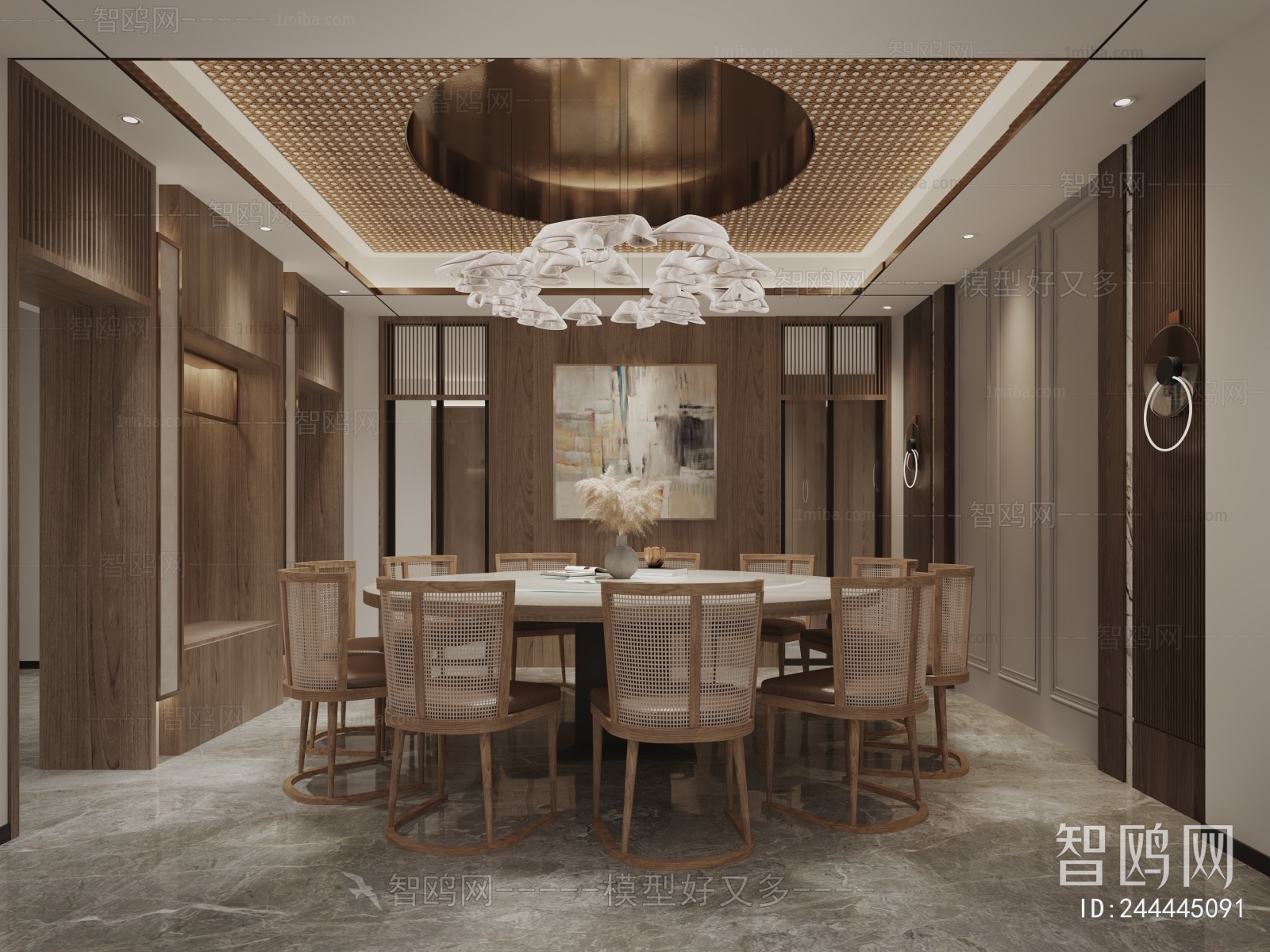 New Chinese Style Dining Room