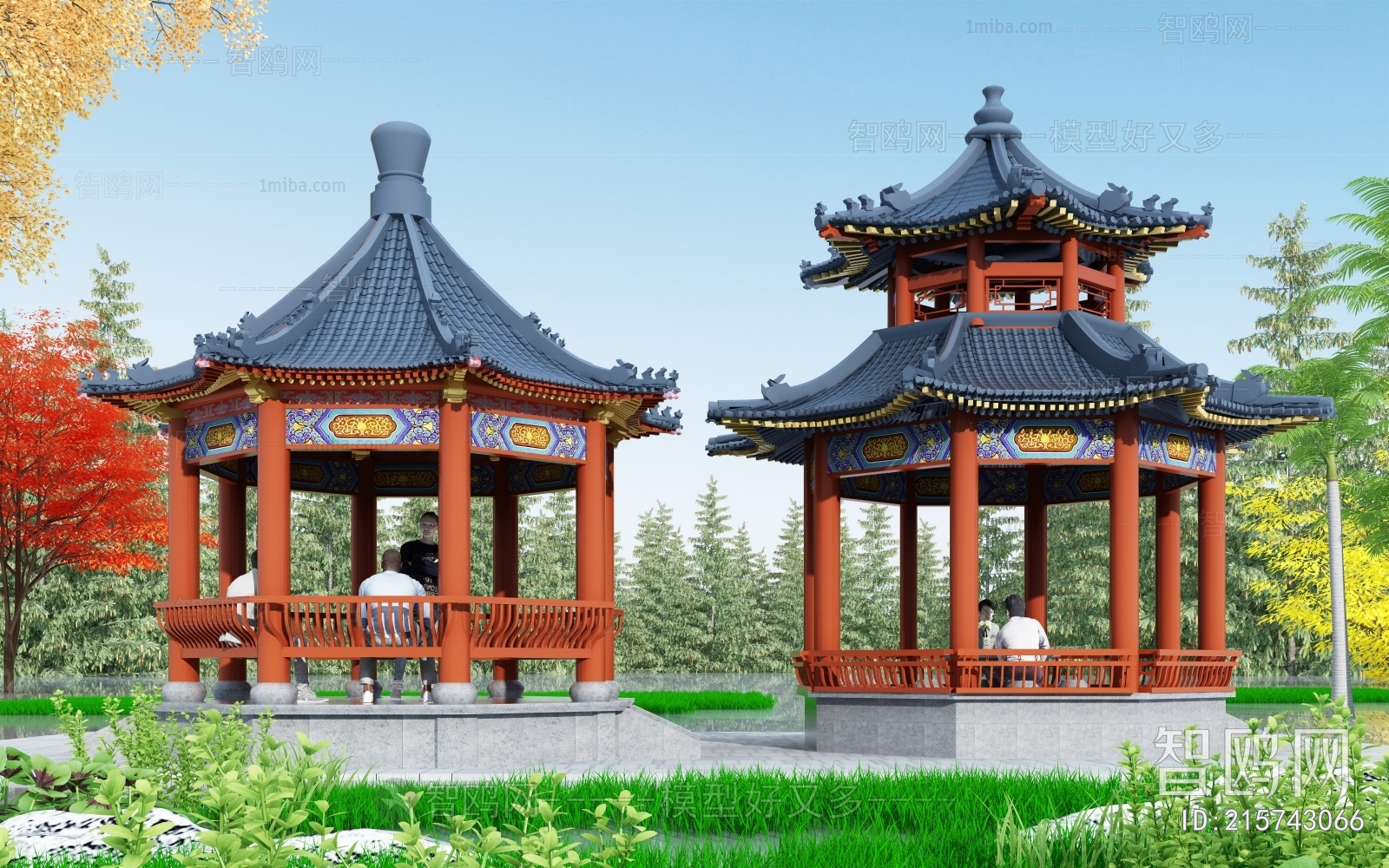 Chinese Style Building Component