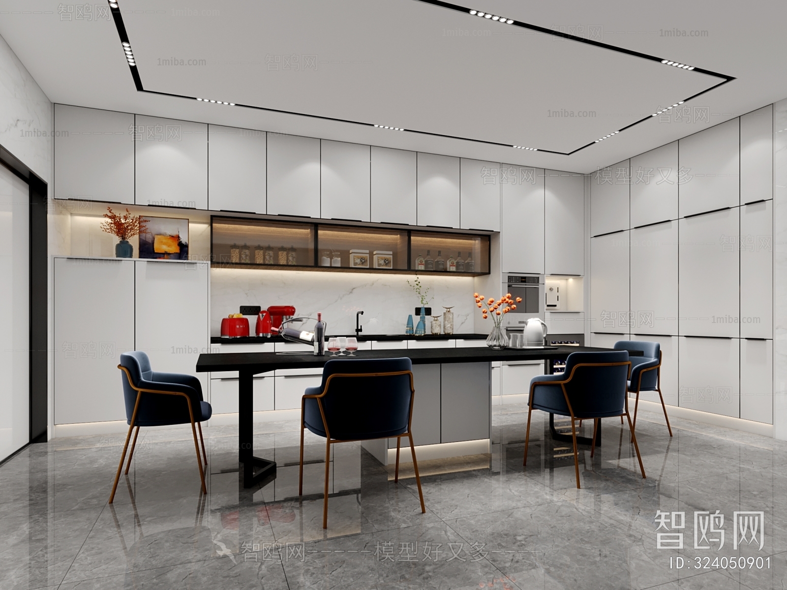 Modern Open Kitchen