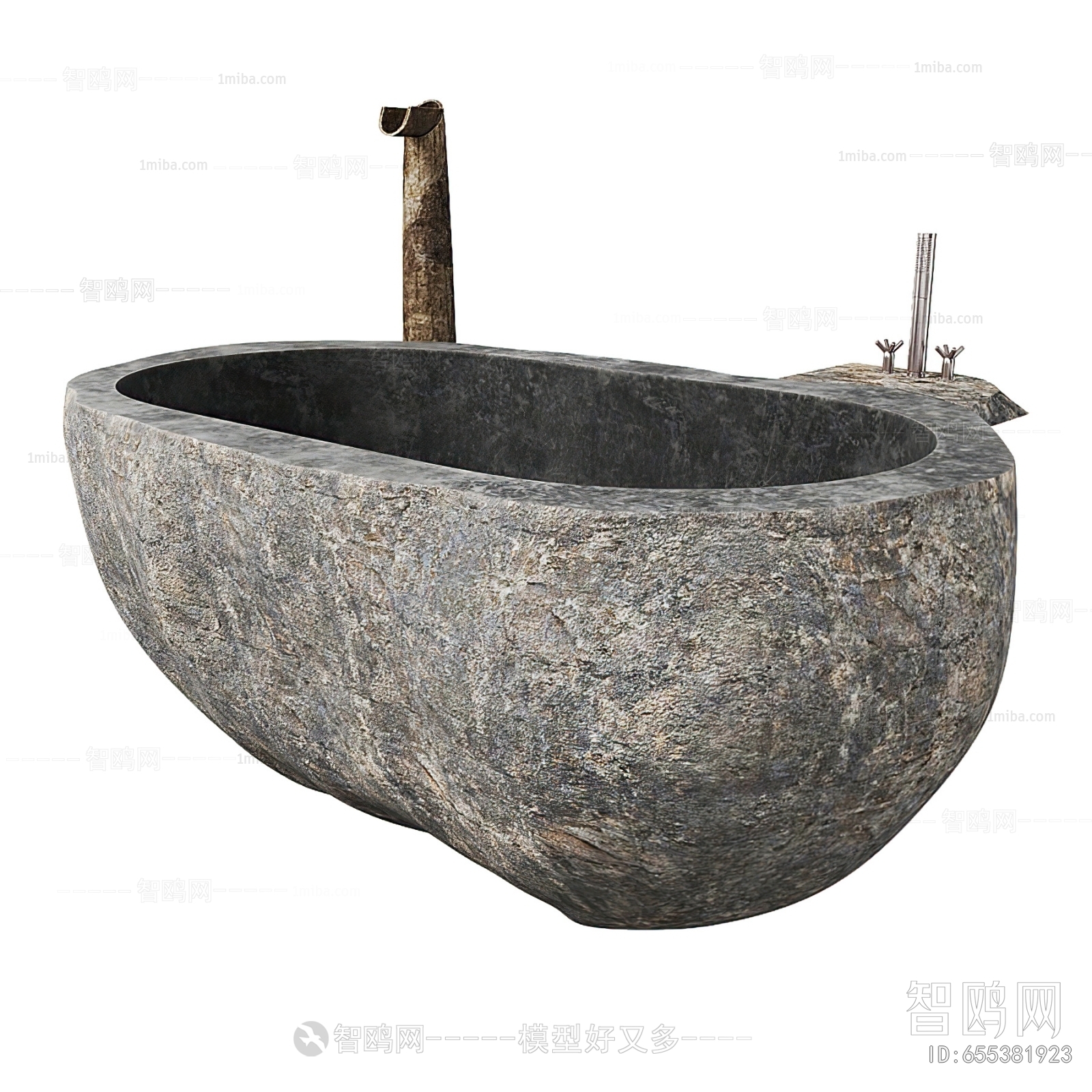 Chinese Style Wabi-sabi Style Bathtub