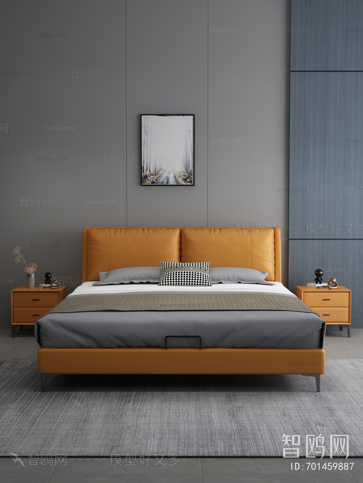 Modern Double Bed