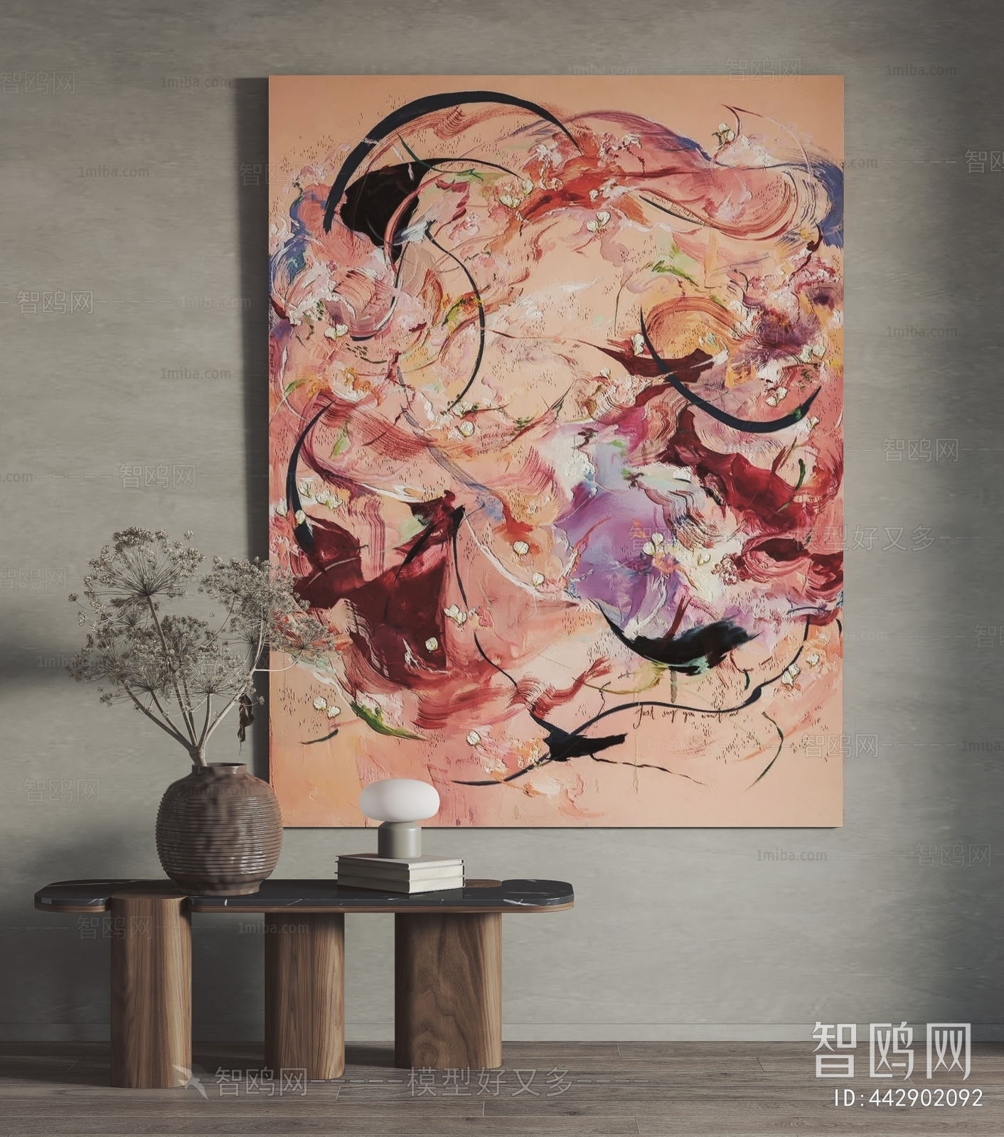 Modern Wabi-sabi Style Painting