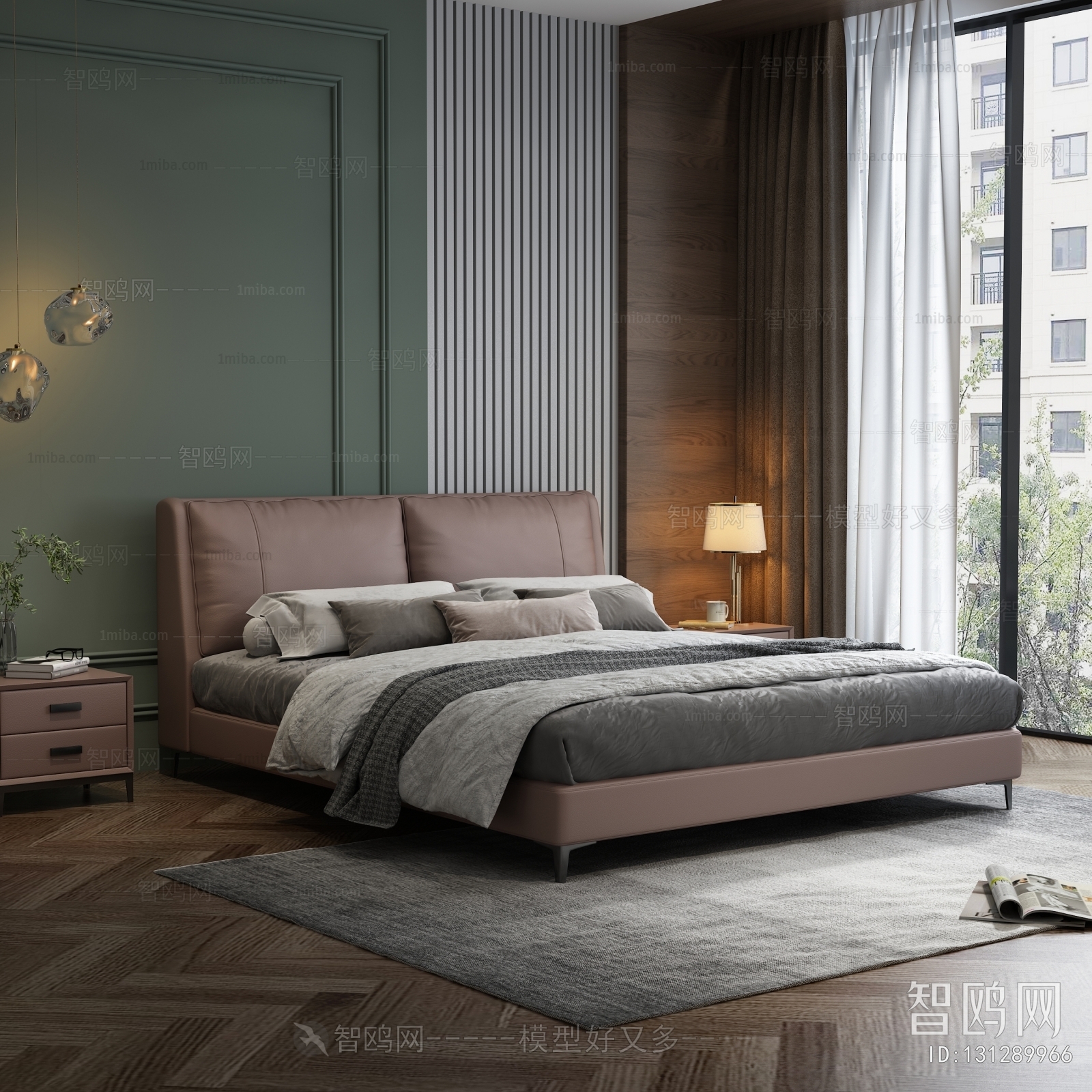 Modern Double Bed