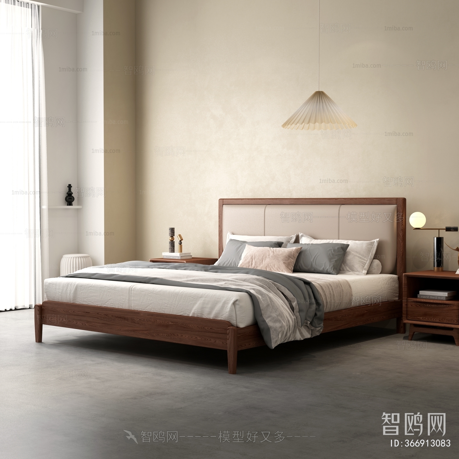 New Chinese Style Double Bed