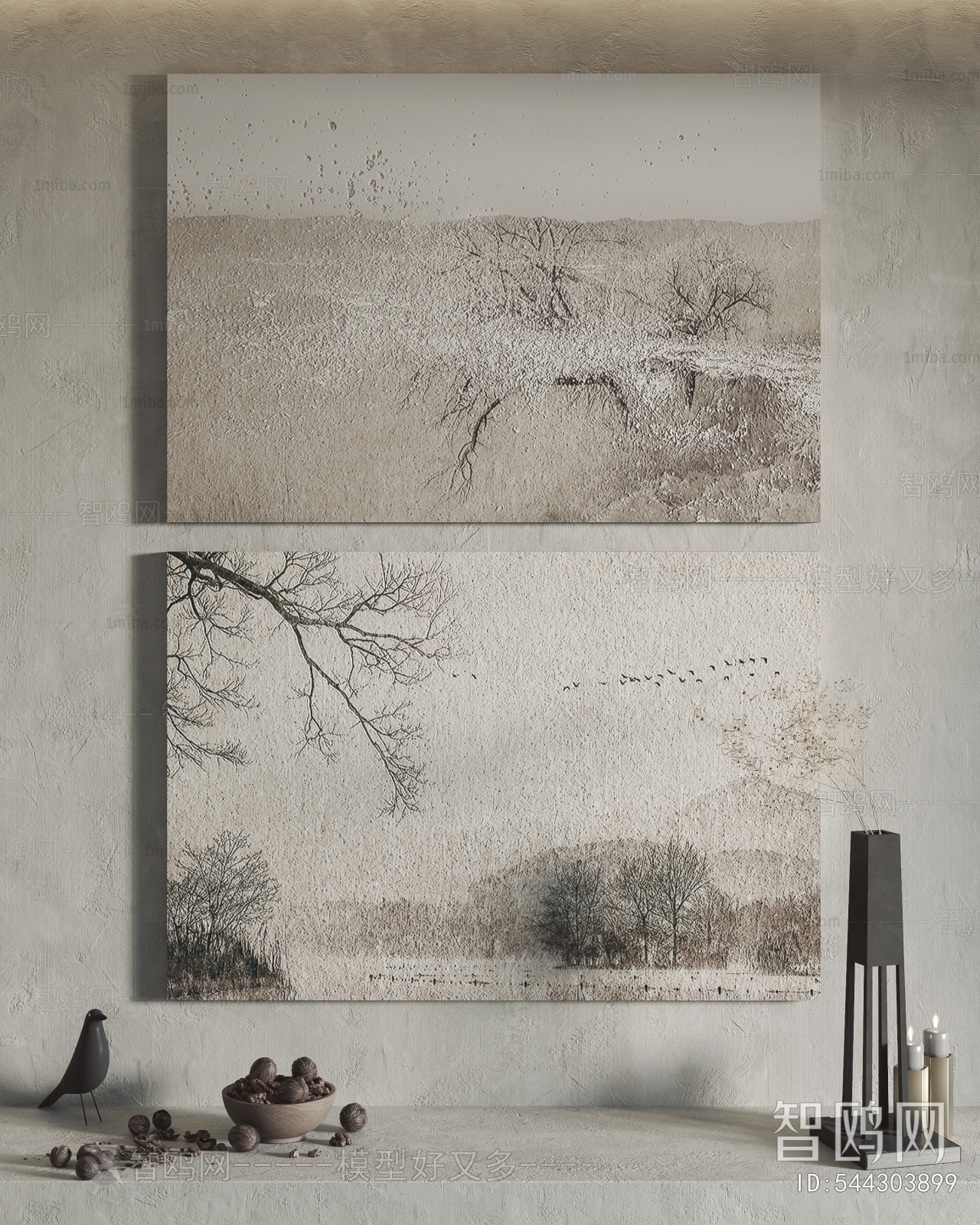 Wabi-sabi Style Painting