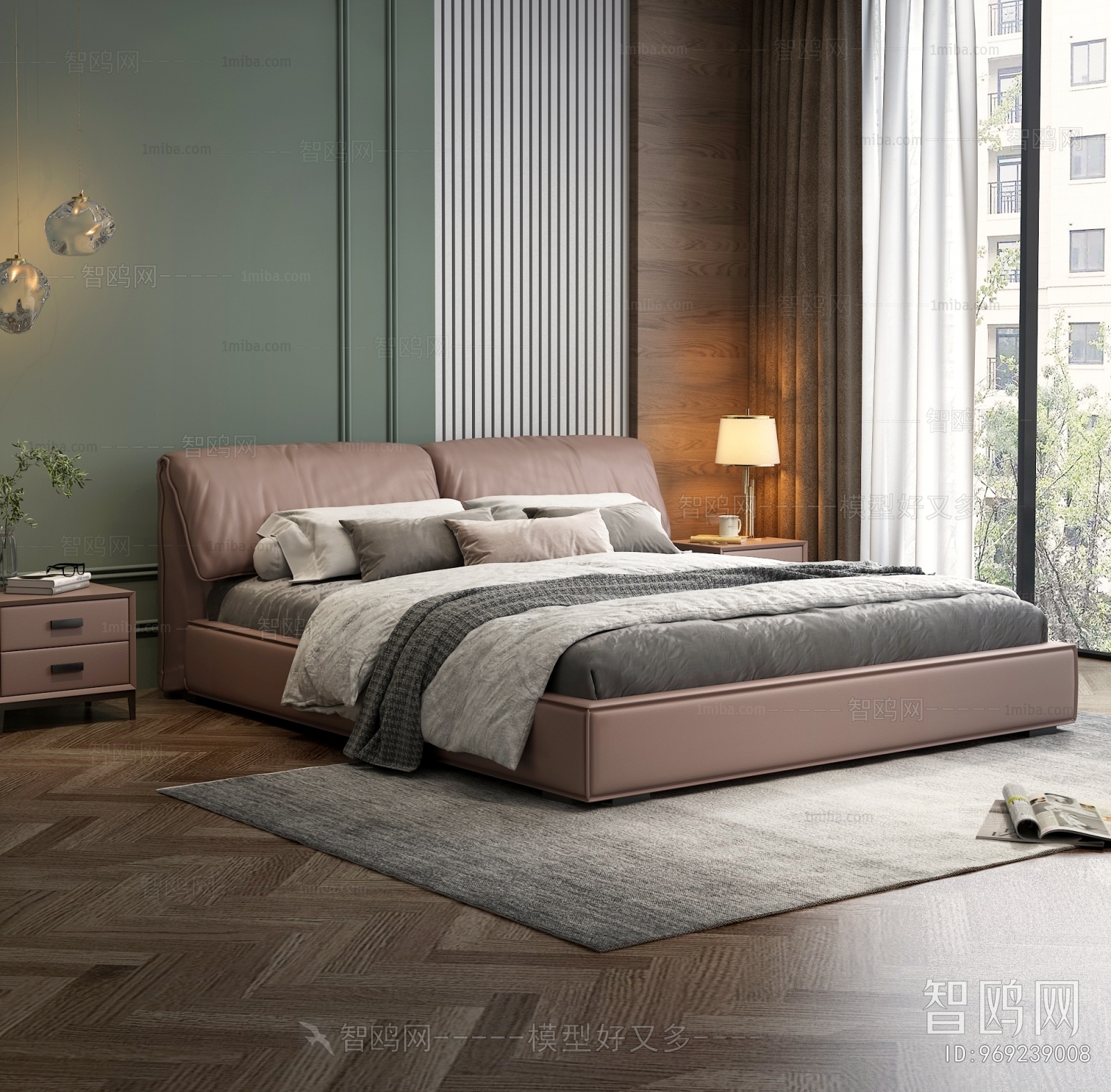 Modern Double Bed