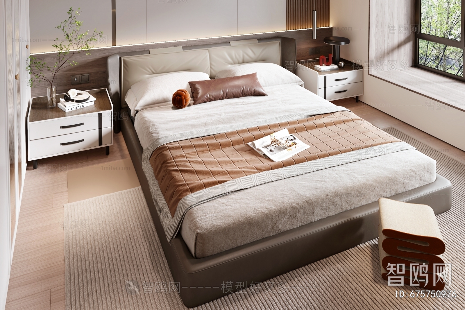 Modern Double Bed