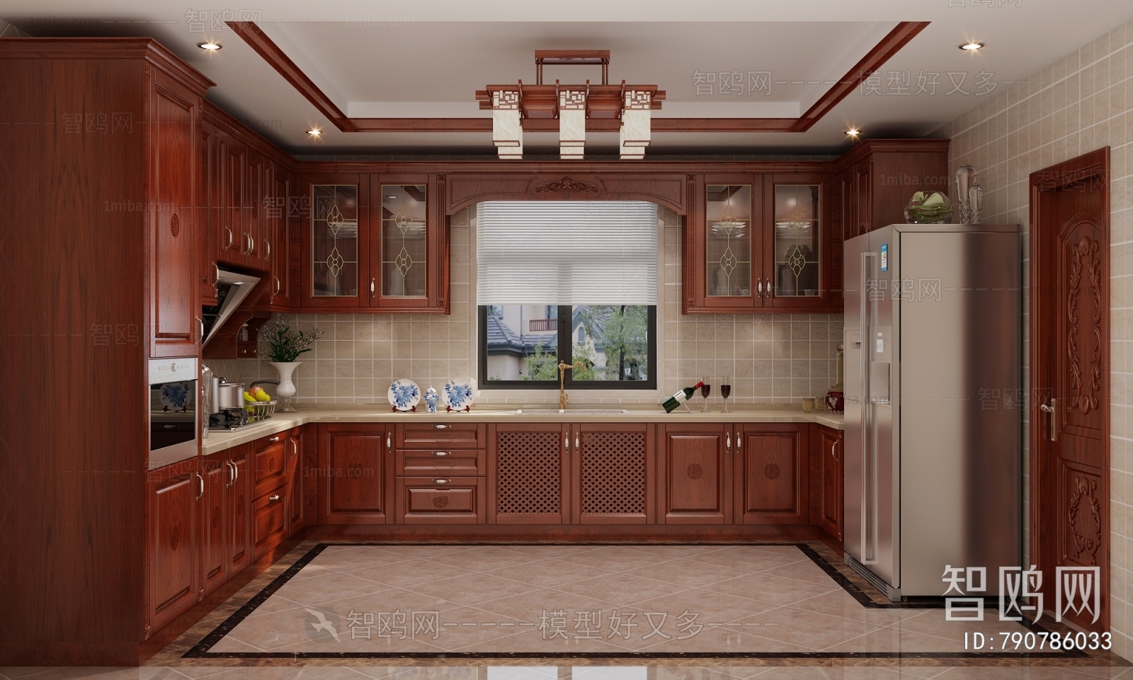 New Chinese Style Open Kitchen