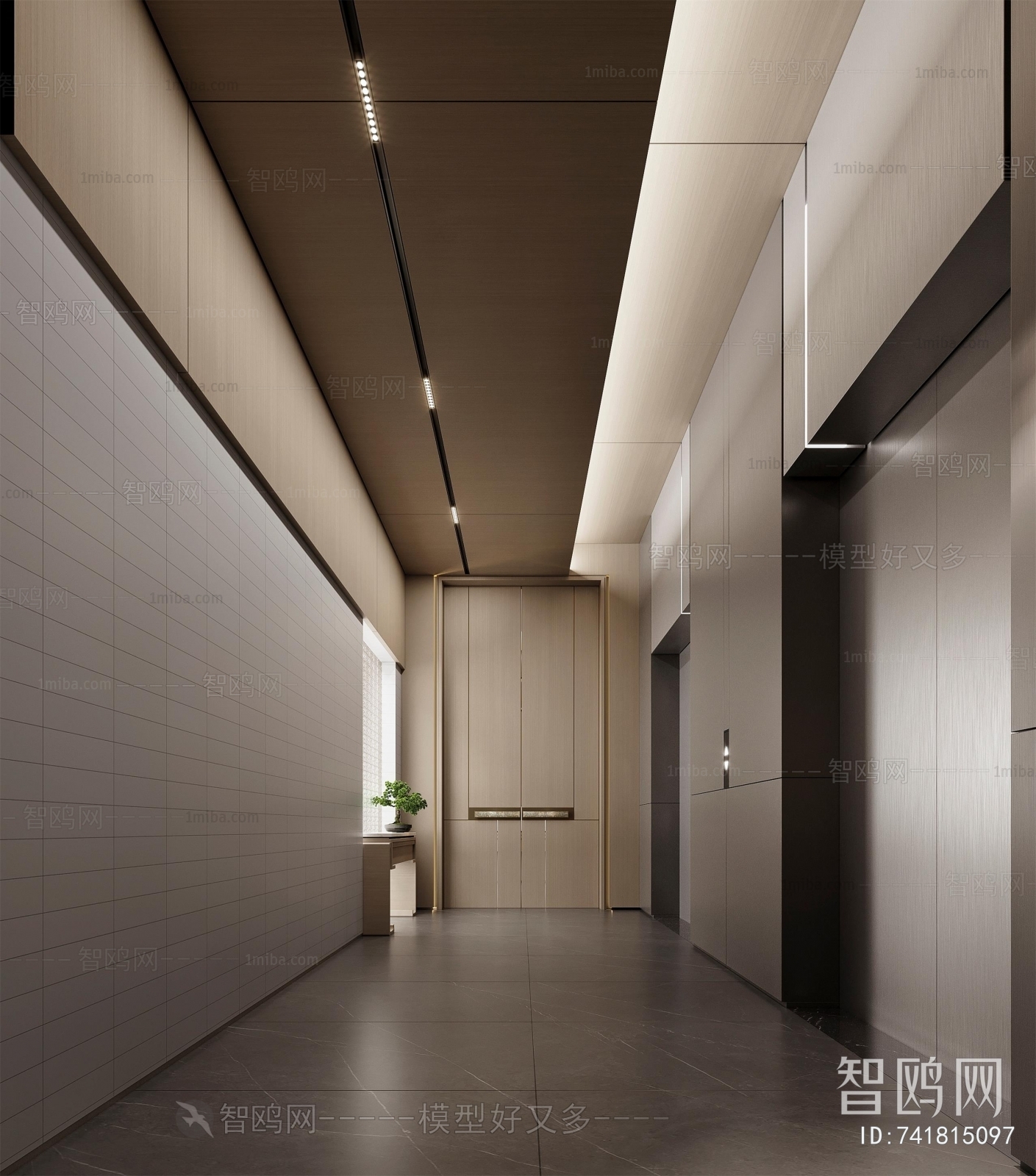 Modern Elevator Hall