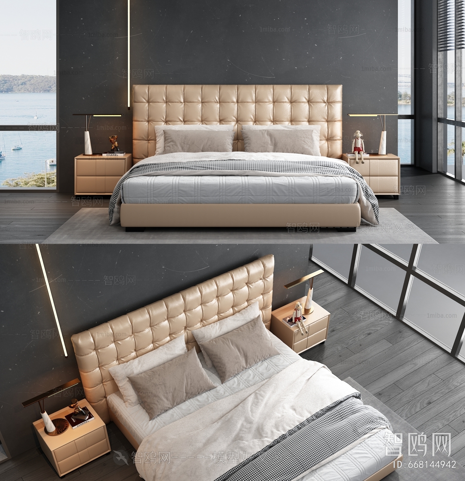 Modern Double Bed