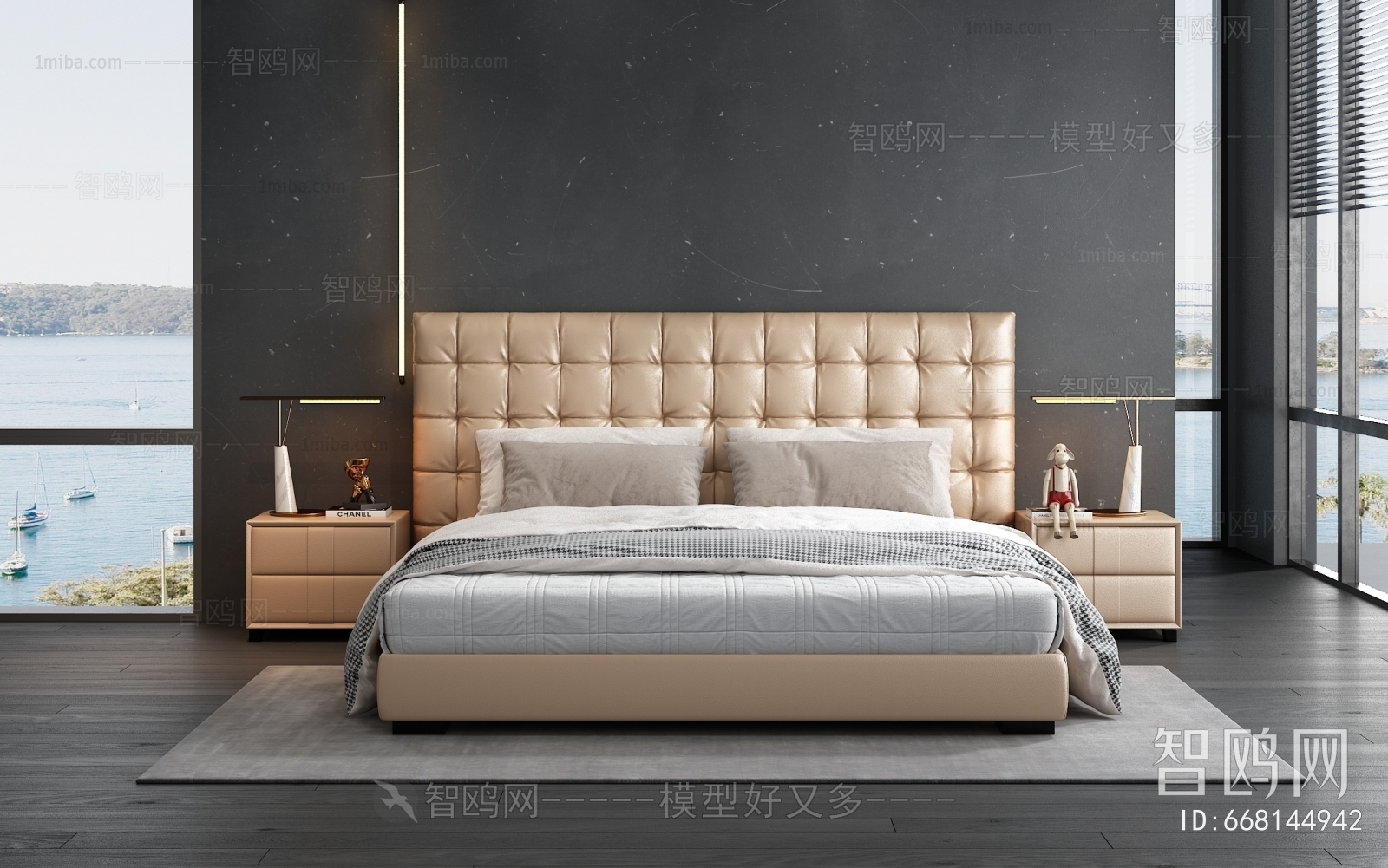 Modern Double Bed