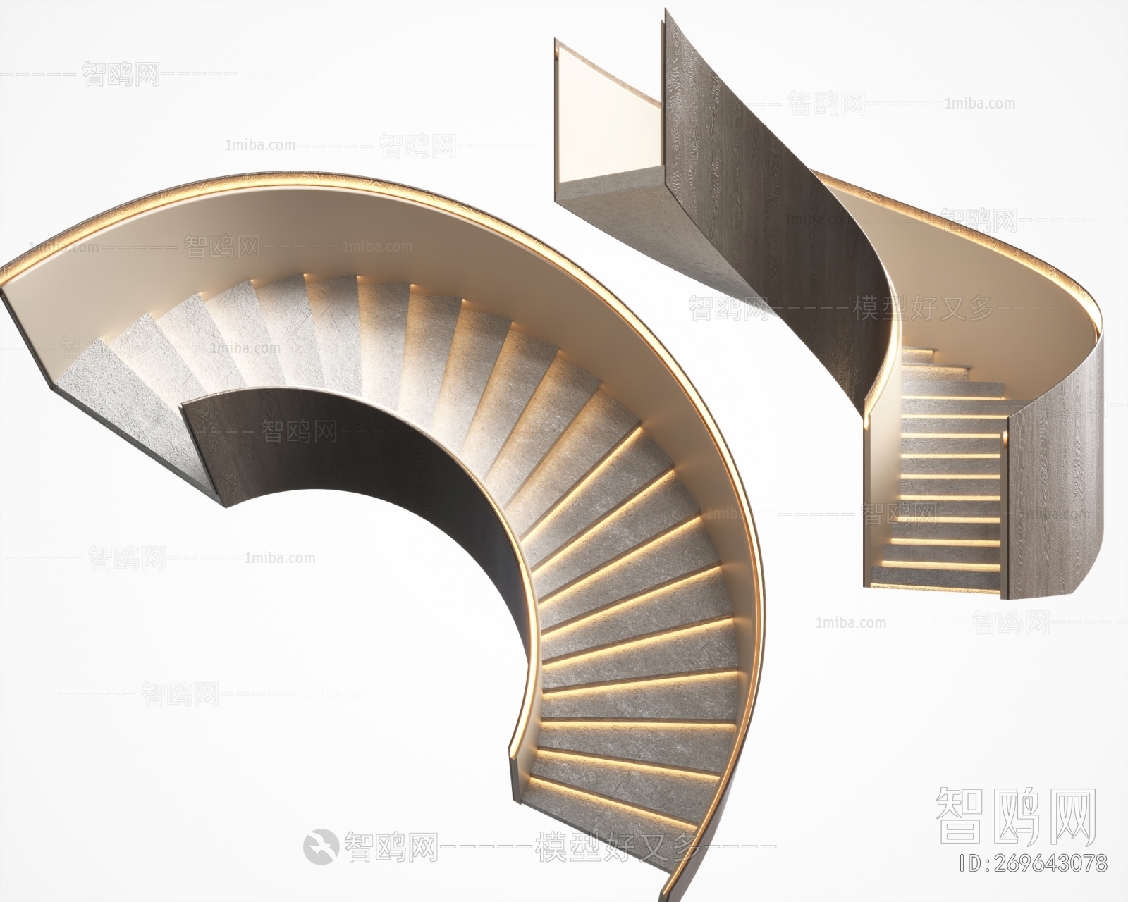 Modern Rotating Staircase