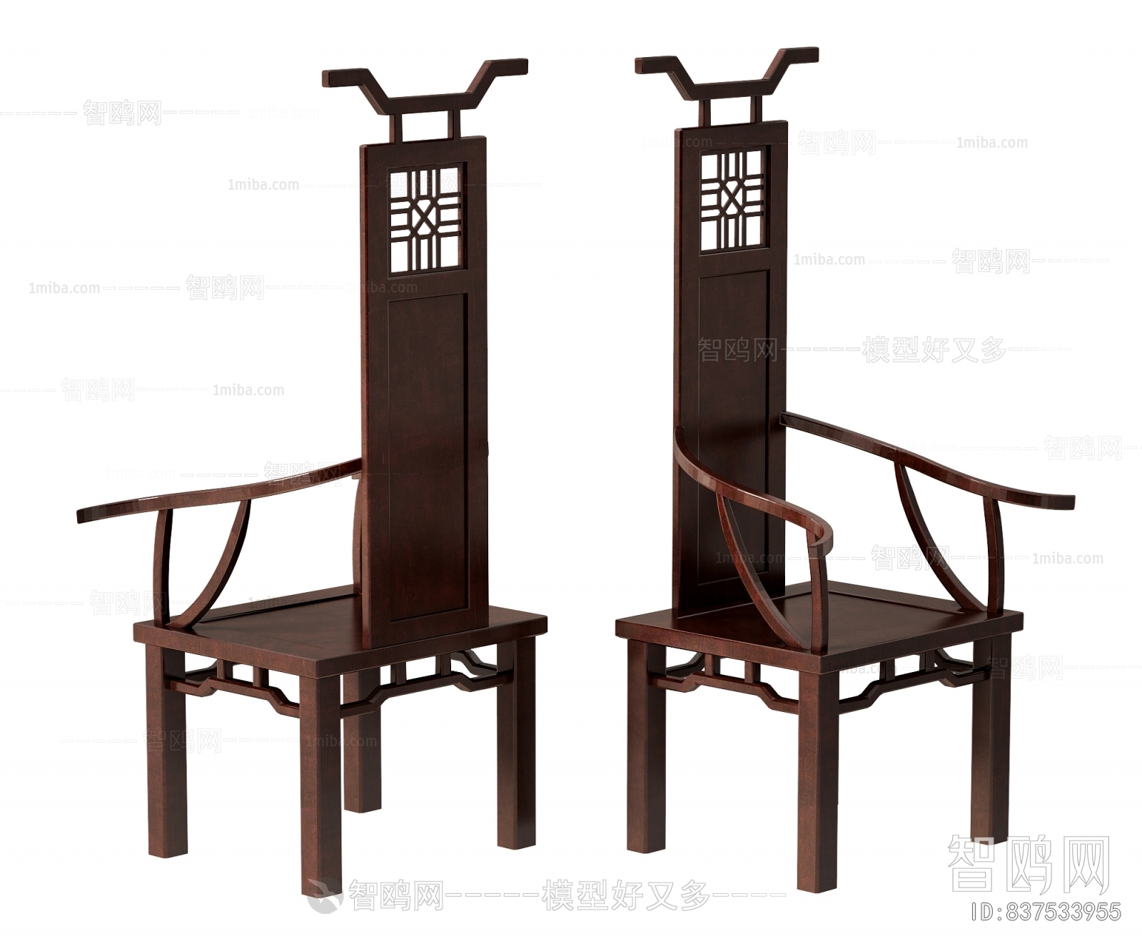 中式高背椅