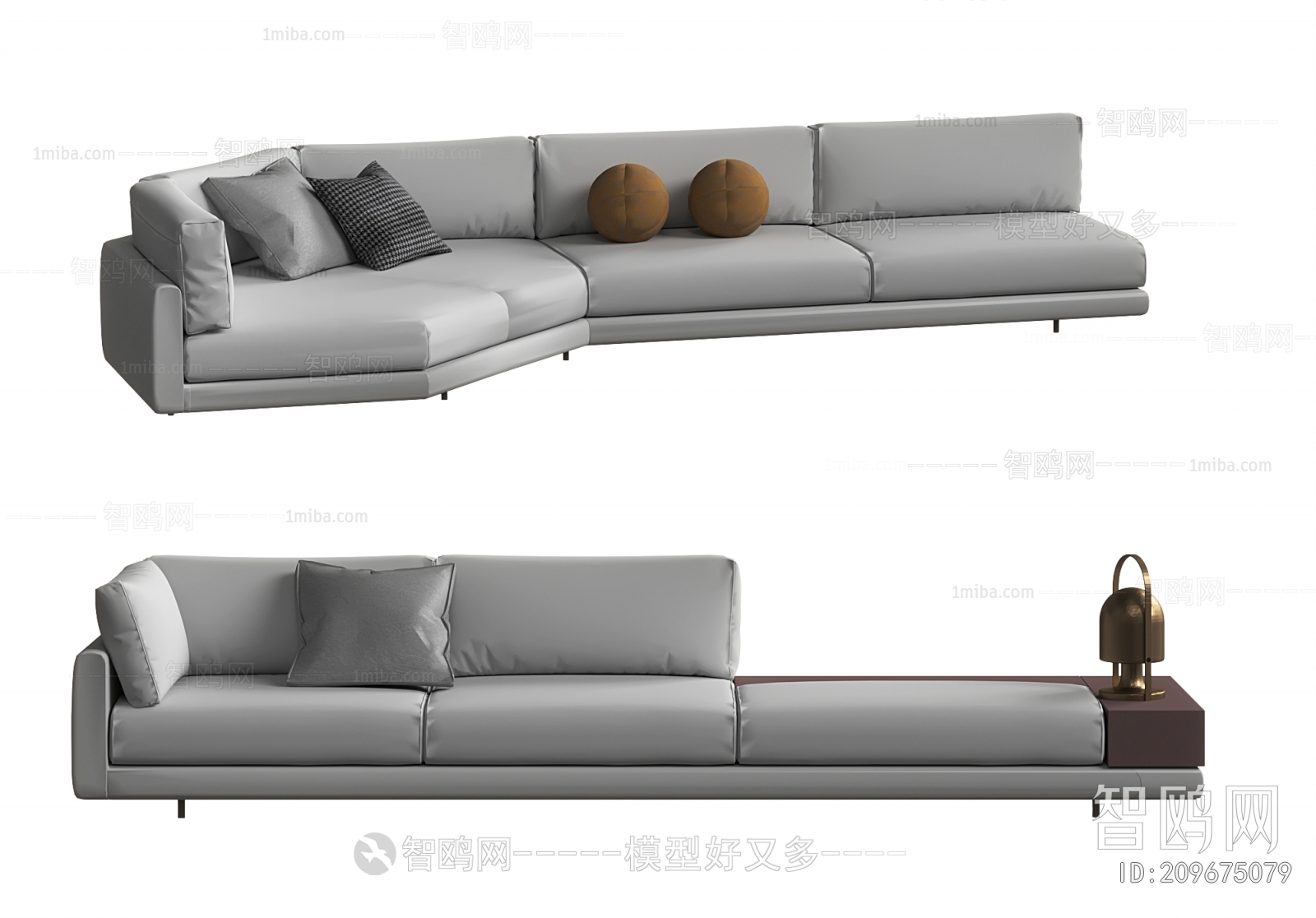 Modern Multi Person Sofa