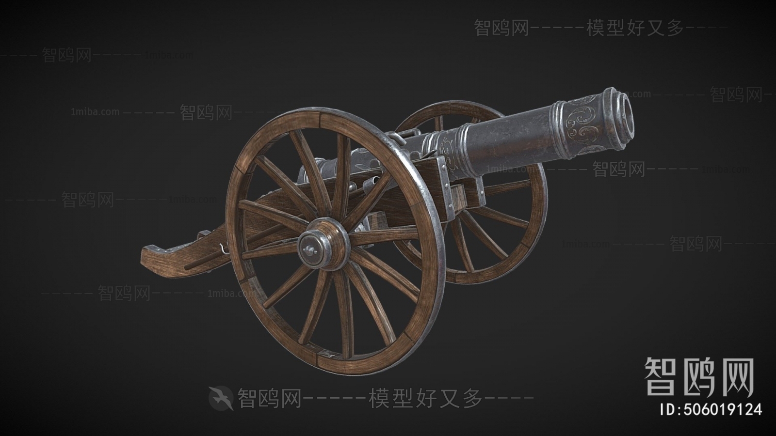 工业风18世纪的大炮