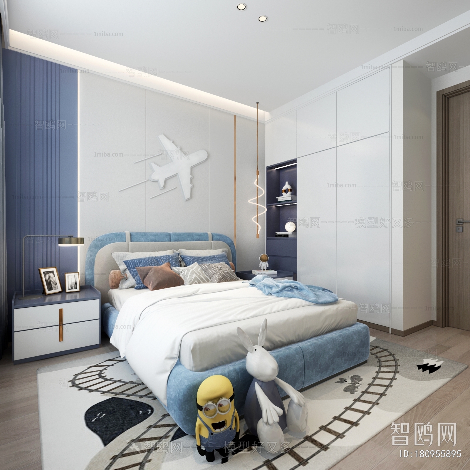 Modern Boy's Room And Son's Room