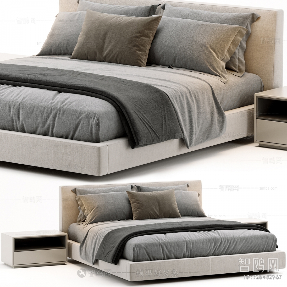 Modern Double Bed