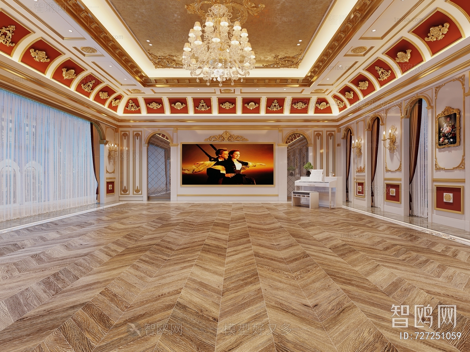European Style Classical Style Space For Entertainment