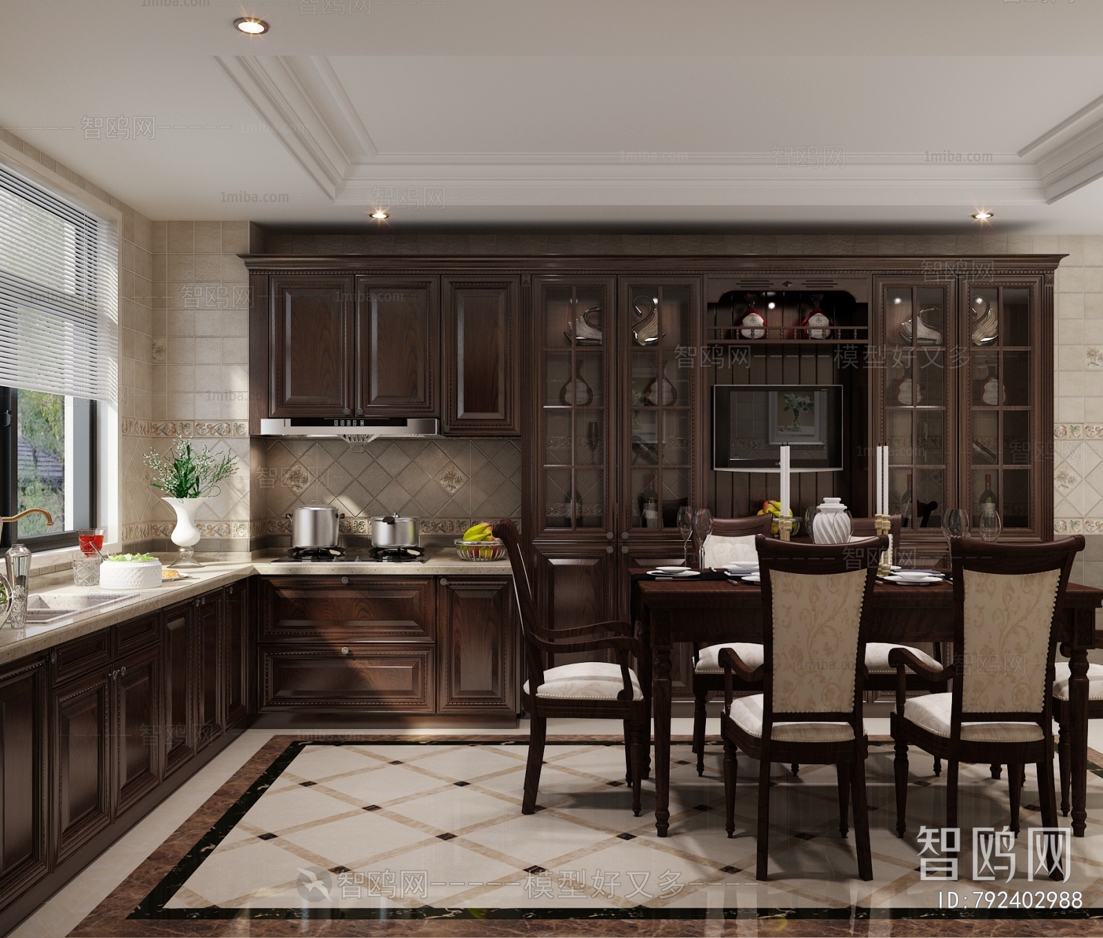 American Style Open Kitchen