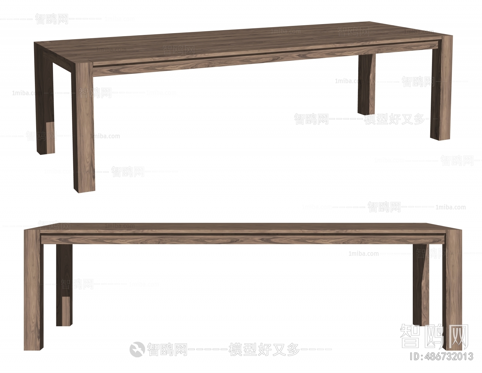 Wabi-sabi Style Dining Table