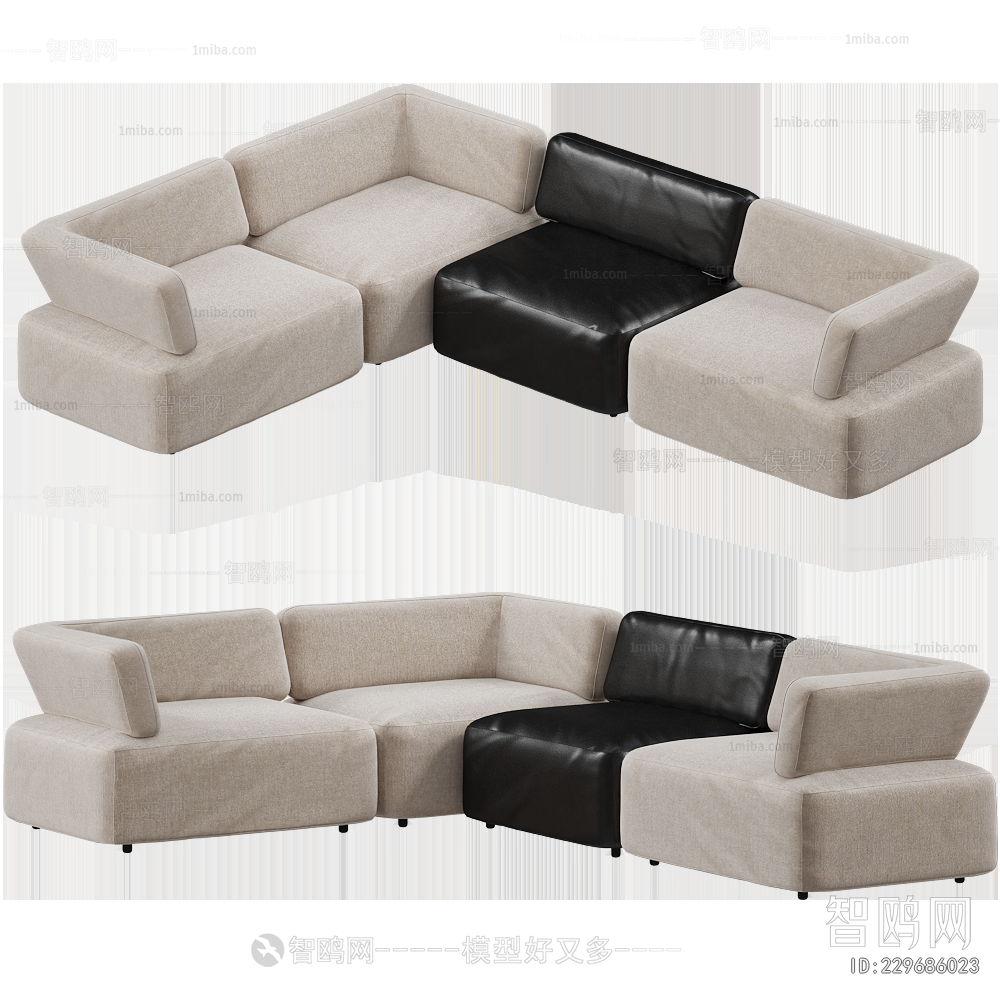 Modern Multi Person Sofa