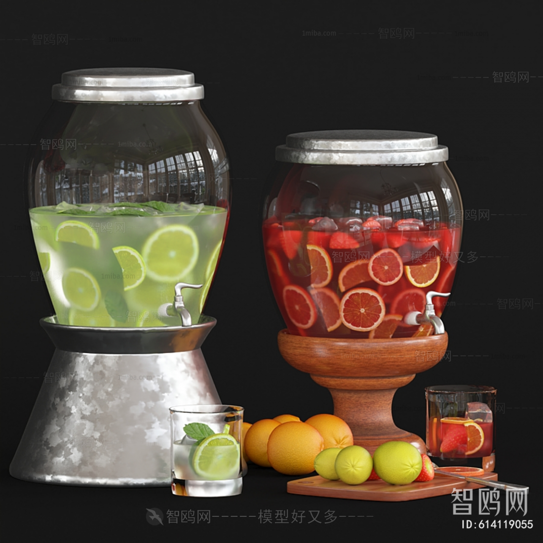 现代果汁机，水果