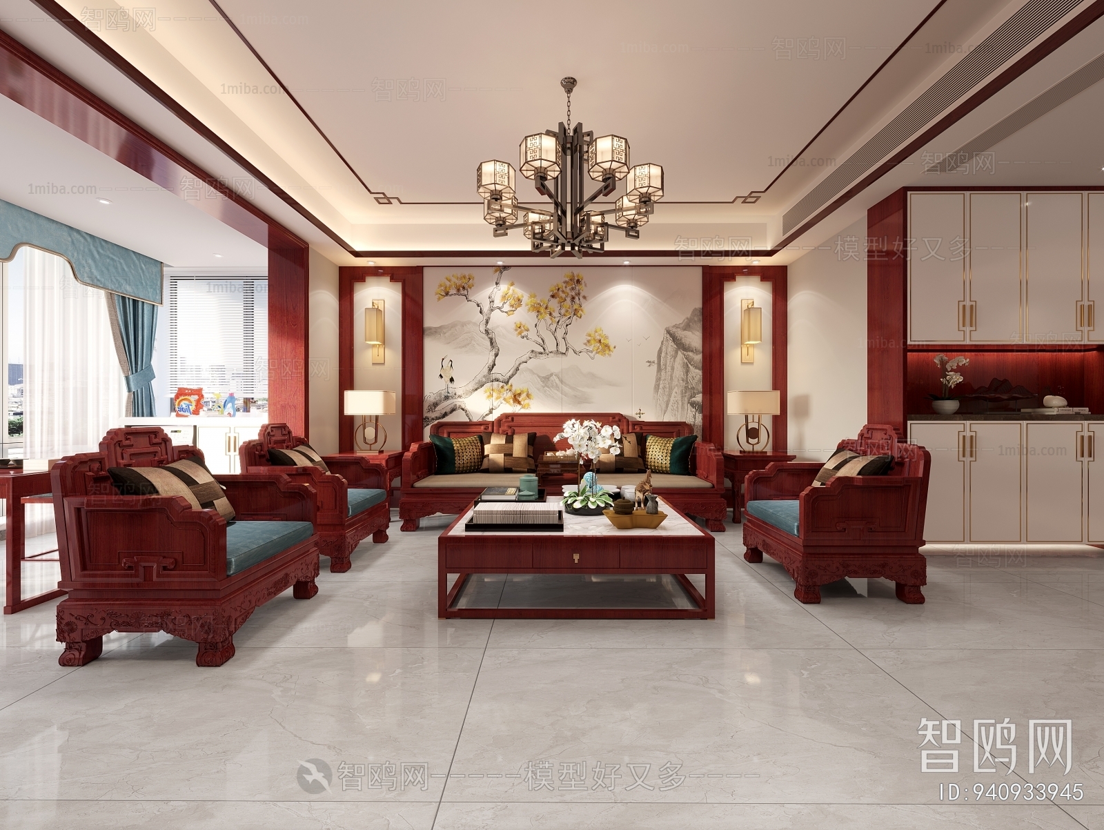 Chinese Style A Living Room