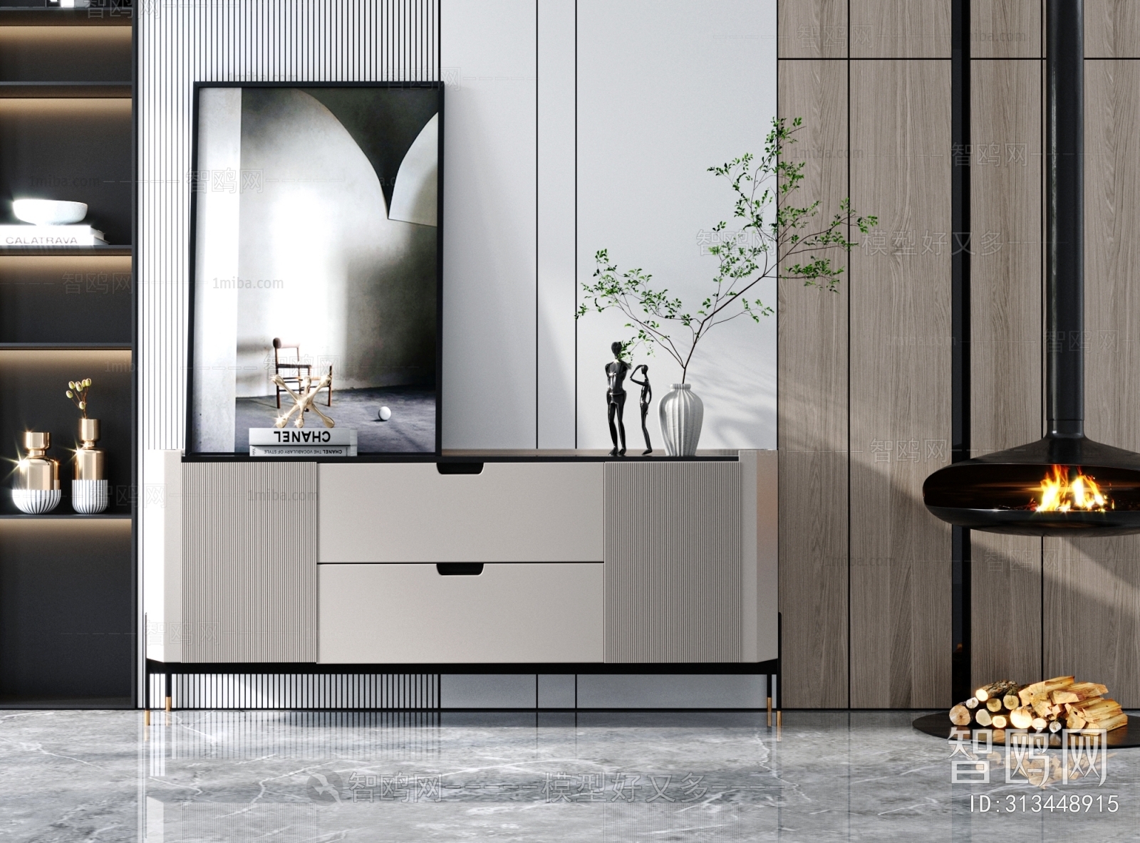 Modern Side Cabinet/Entrance Cabinet