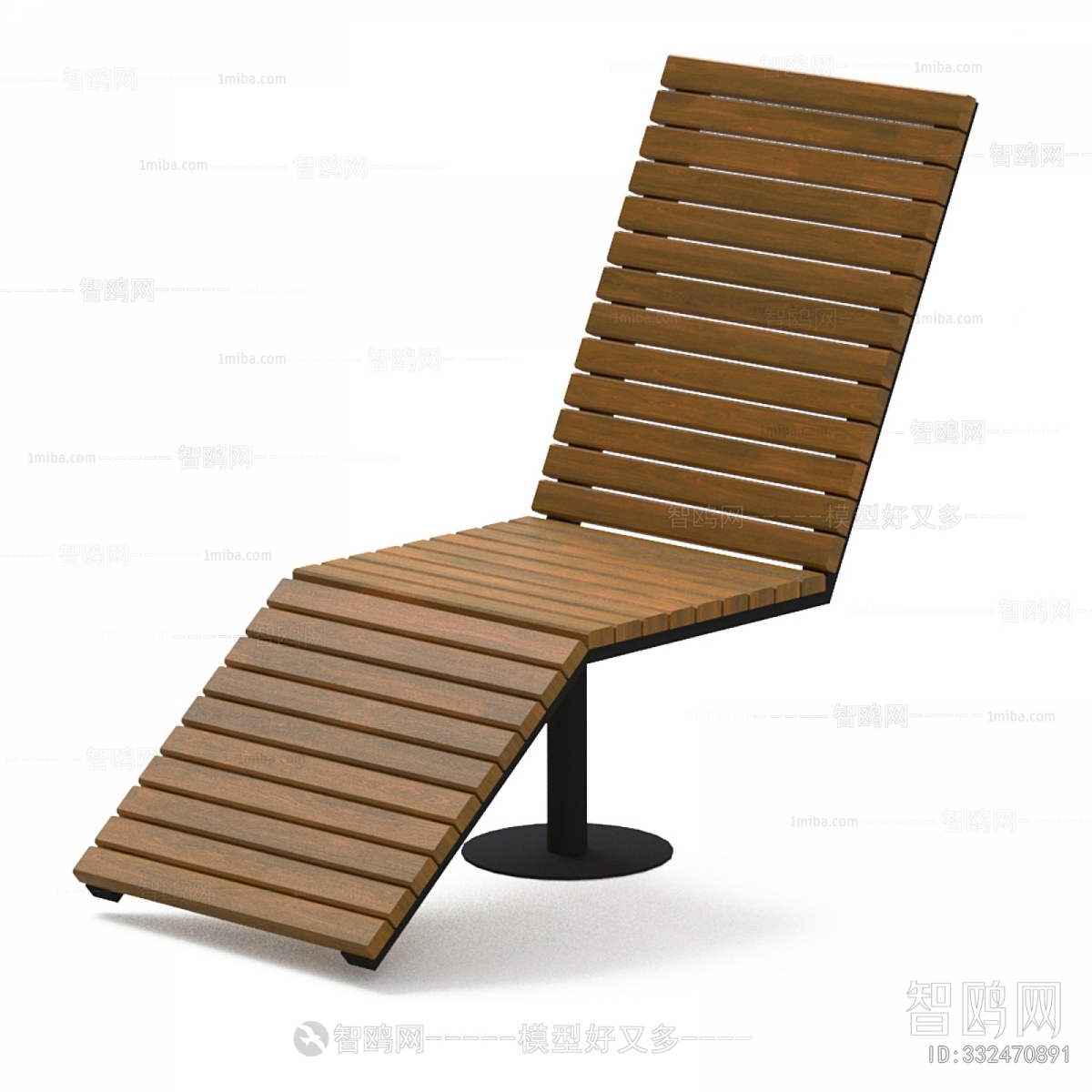 现代户外躺椅