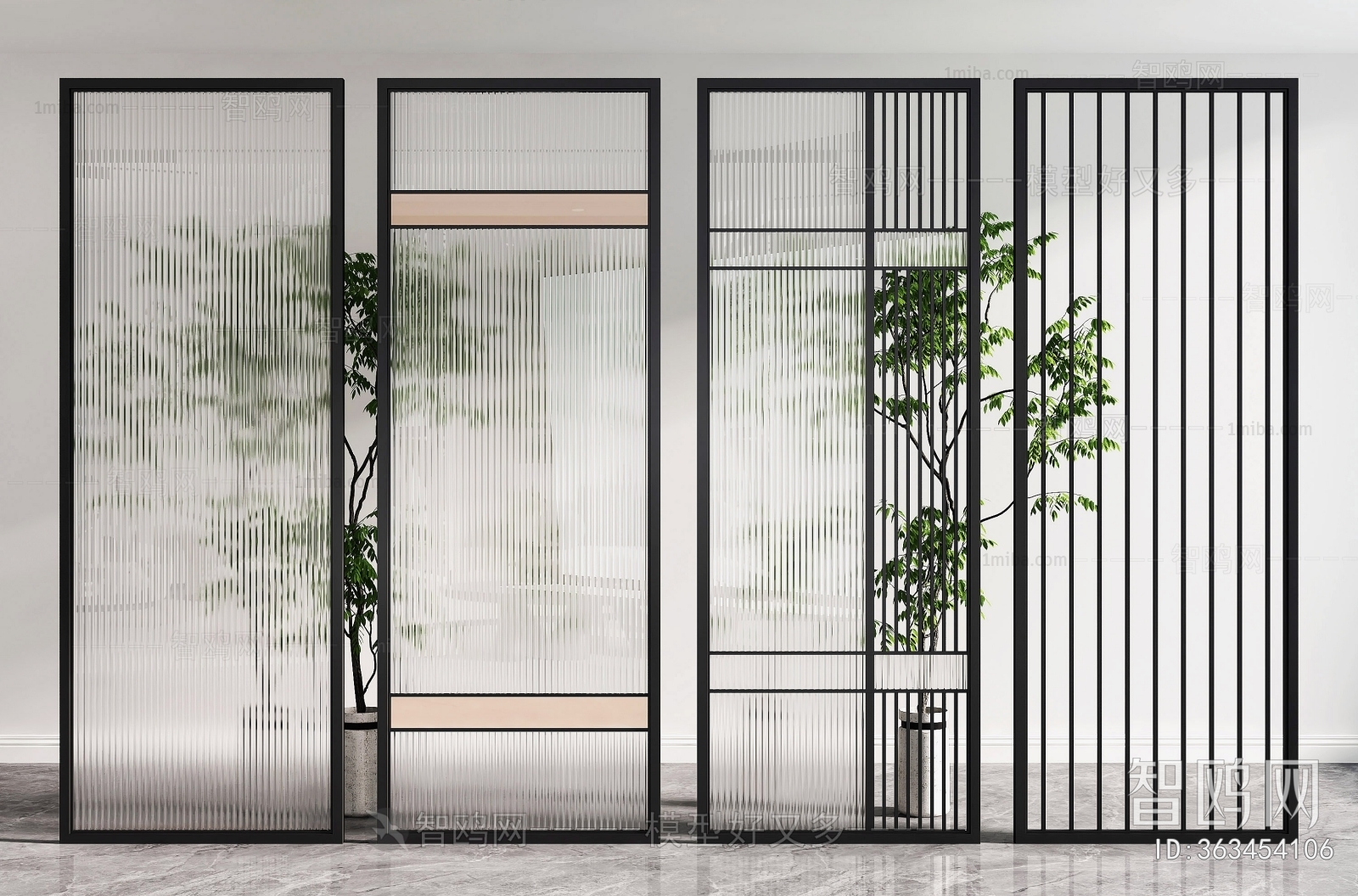 Modern Glass Screen Partition