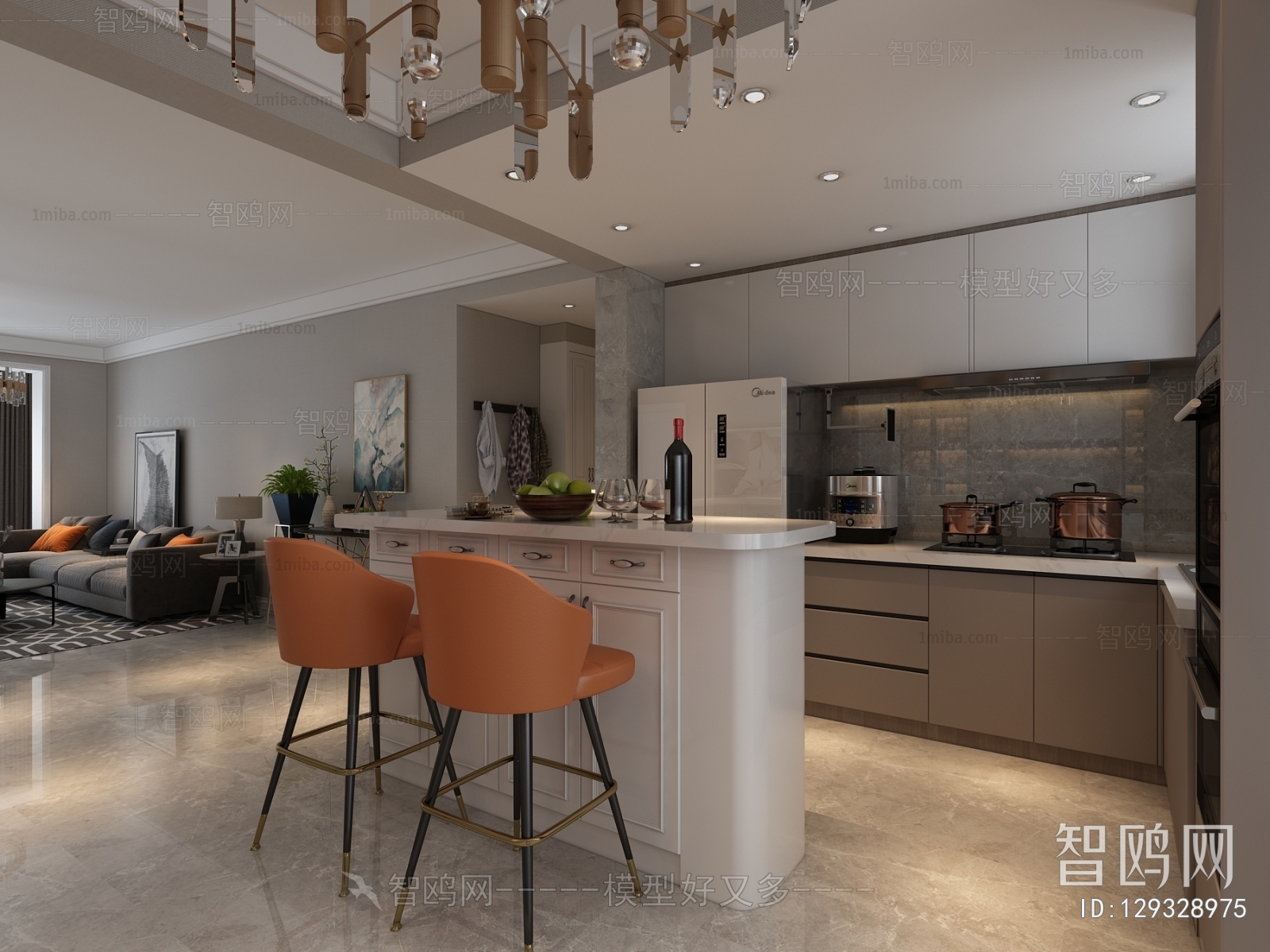 Modern Open Kitchen