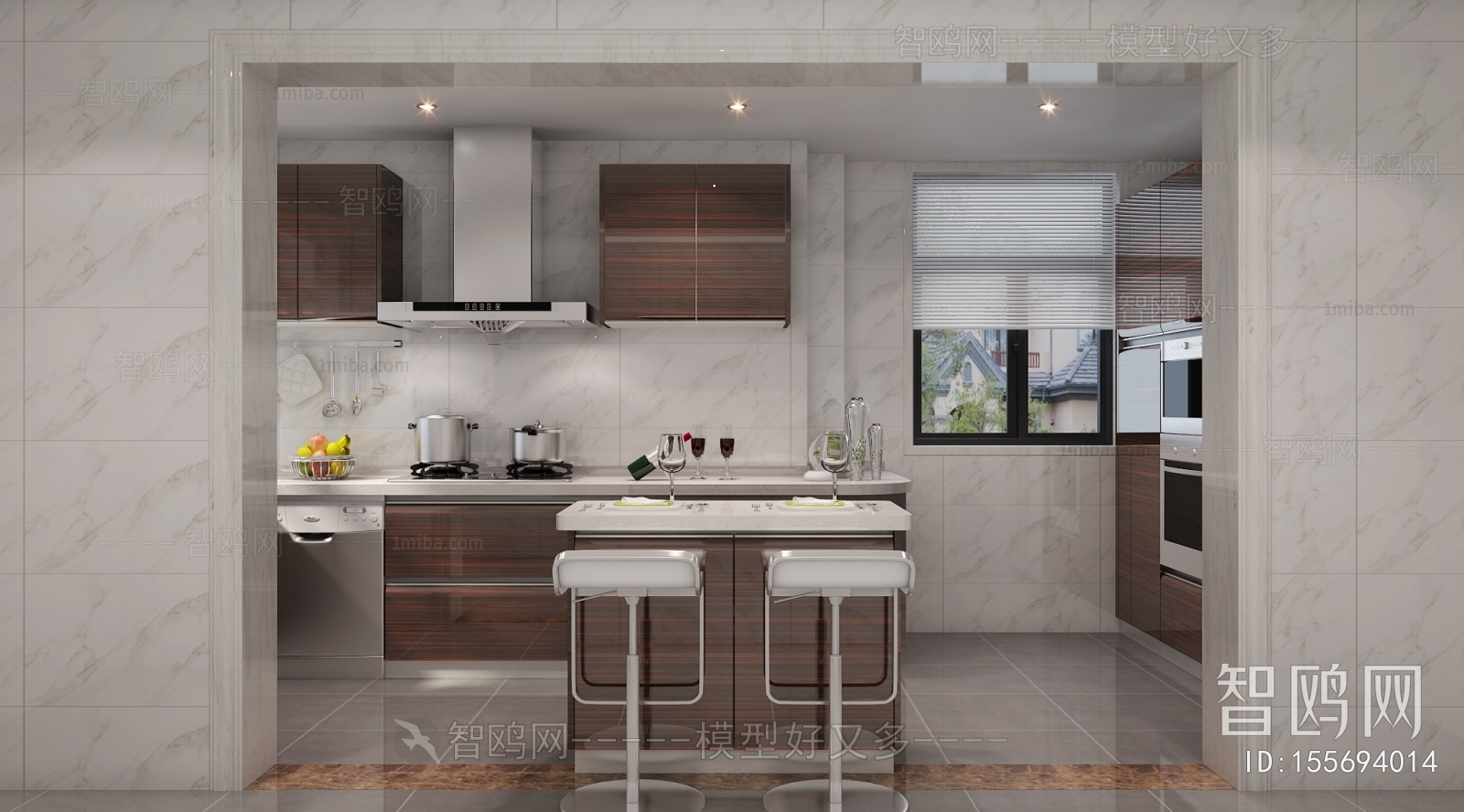 Modern Open Kitchen